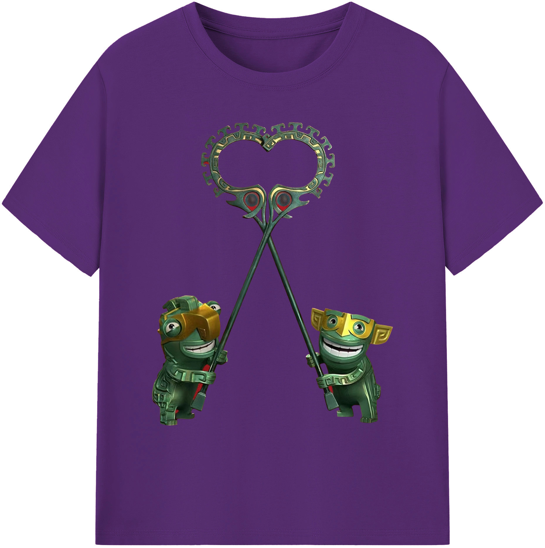 （画像用） Ne Zha 2 ナタ 魔童の大暴れ 綿100％ メンズ半袖Tシャツ｜肌触りやわらか＆通気性