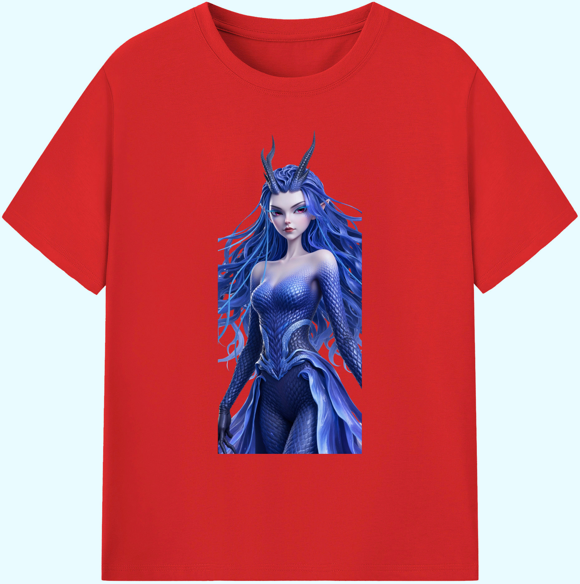 （画像用） Ne Zha 2 ナタ 魔童の大暴れ 綿100％ メンズ半袖Tシャツ｜肌触りやわらか＆通気性
