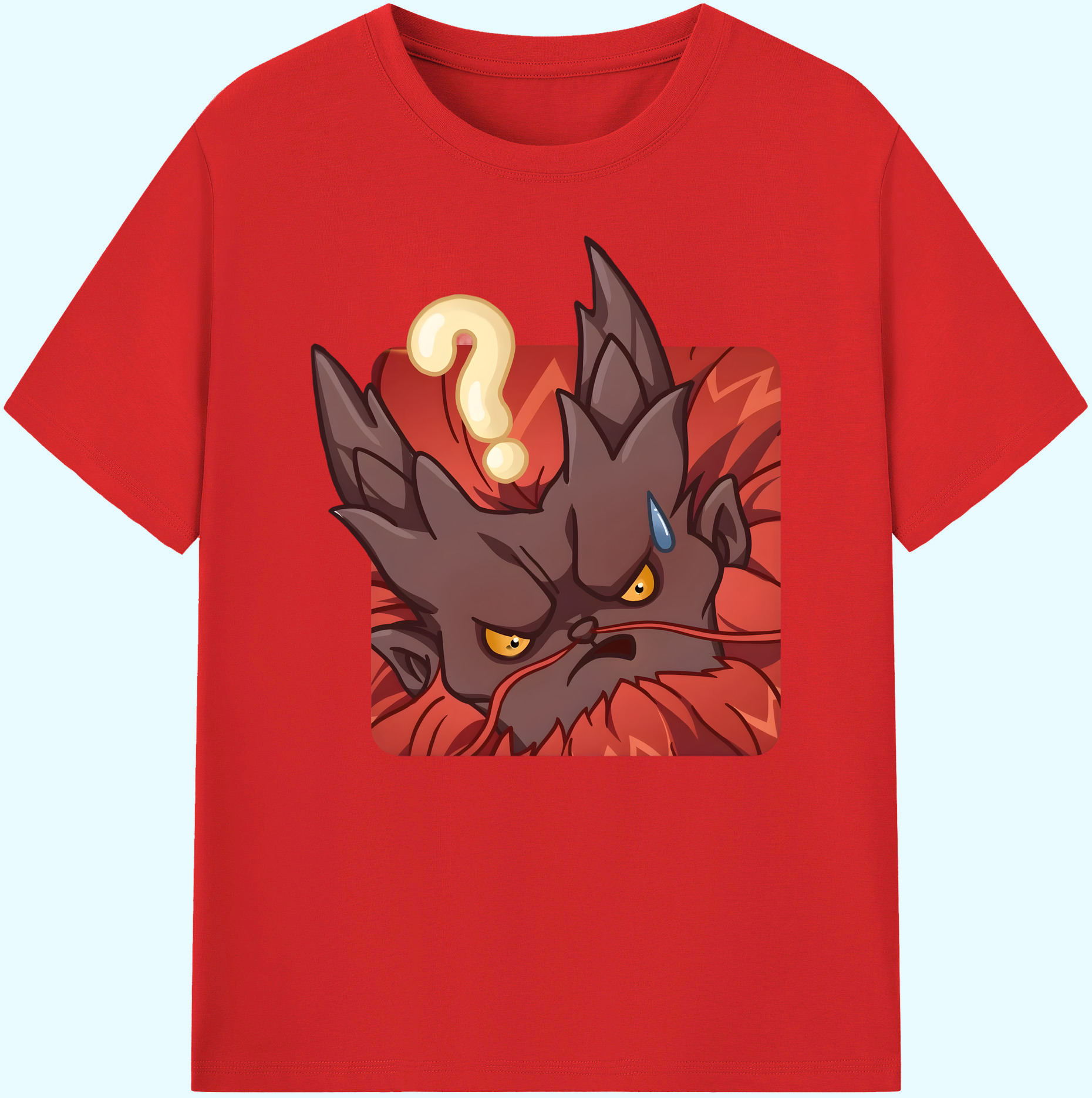 （画像用） Ne Zha 2 ナタ 魔童の大暴れ 綿100％ メンズ半袖Tシャツ｜肌触りやわらか＆通気性