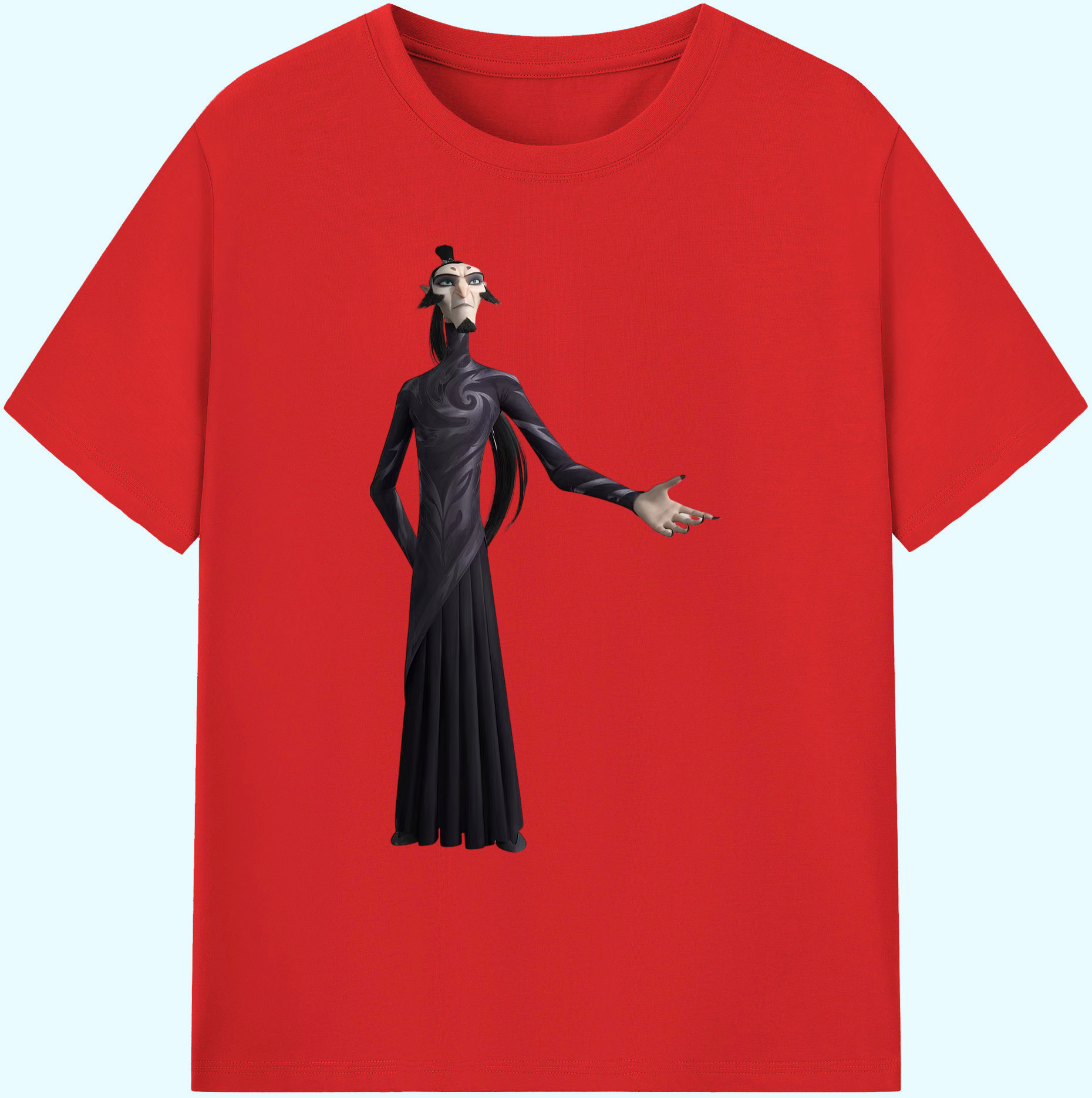 （画像用） Ne Zha 2 ナタ 魔童の大暴れ 綿100％ メンズ半袖Tシャツ｜肌触りやわらか＆通気性