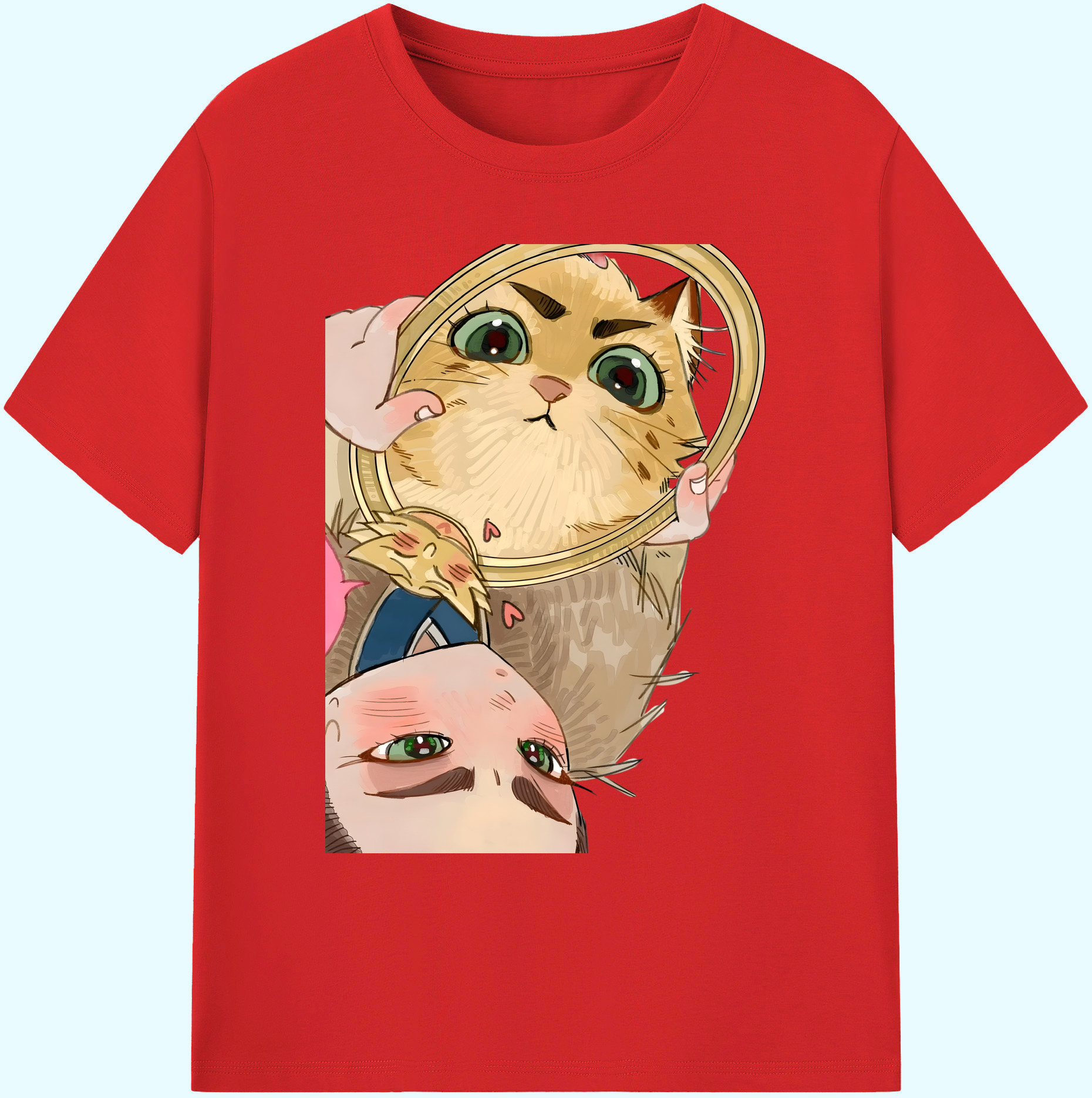（画像用） Ne Zha 2 ナタ 魔童の大暴れ 綿100％ メンズ半袖Tシャツ｜肌触りやわらか＆通気性