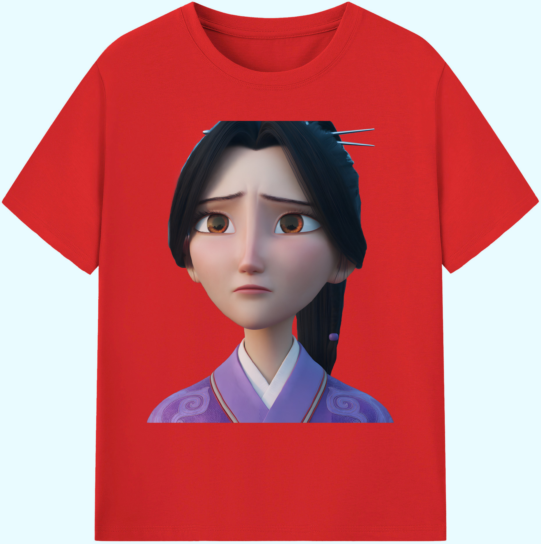 （画像用） Ne Zha 2 ナタ 魔童の大暴れ 綿100％ メンズ半袖Tシャツ｜肌触りやわらか＆通気性