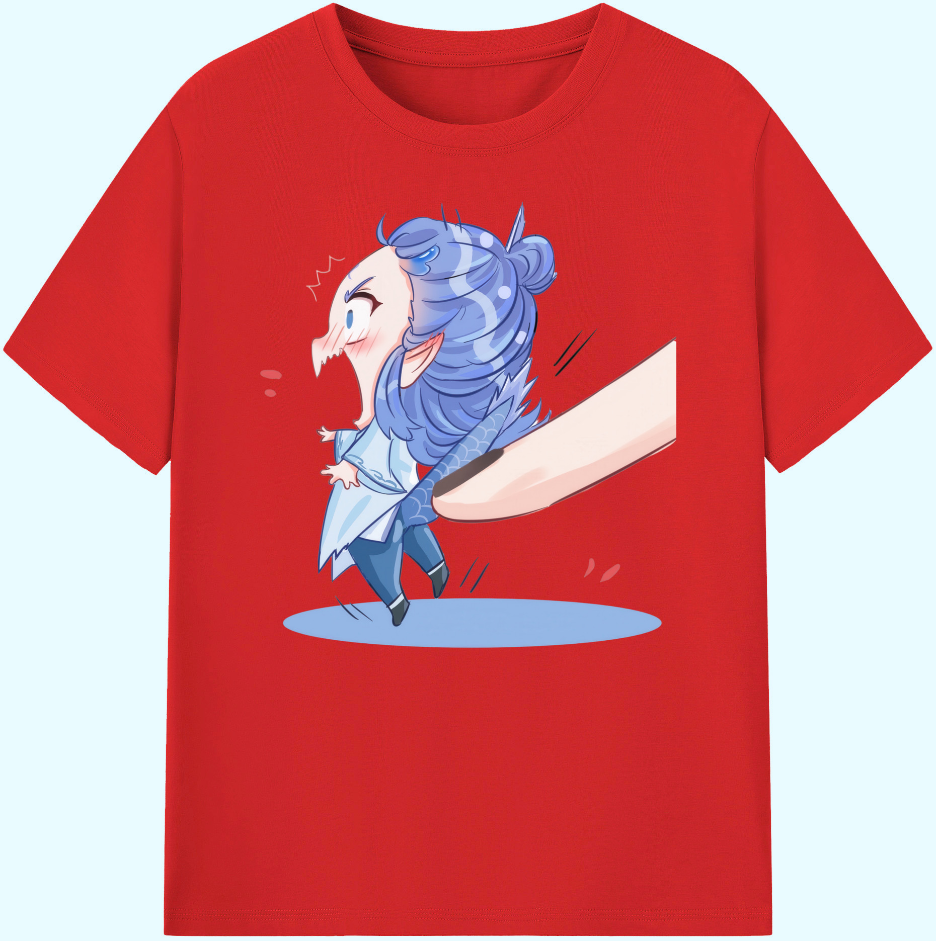 （画像用） Ne Zha 2 ナタ 魔童の大暴れ 綿100％ メンズ半袖Tシャツ｜肌触りやわらか＆通気性