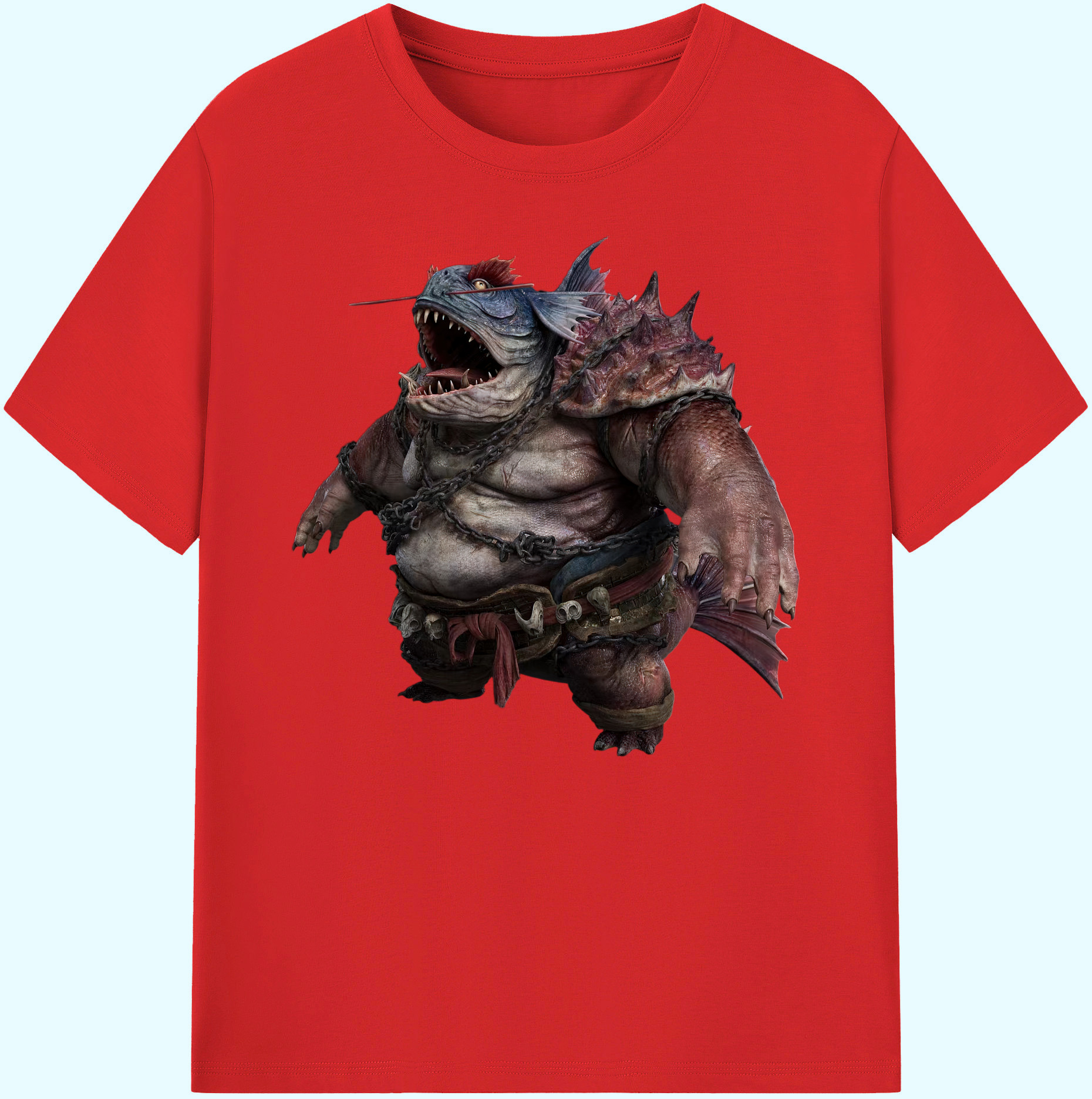 （画像用） Ne Zha 2 ナタ 魔童の大暴れ 綿100％ メンズ半袖Tシャツ｜肌触りやわらか＆通気性