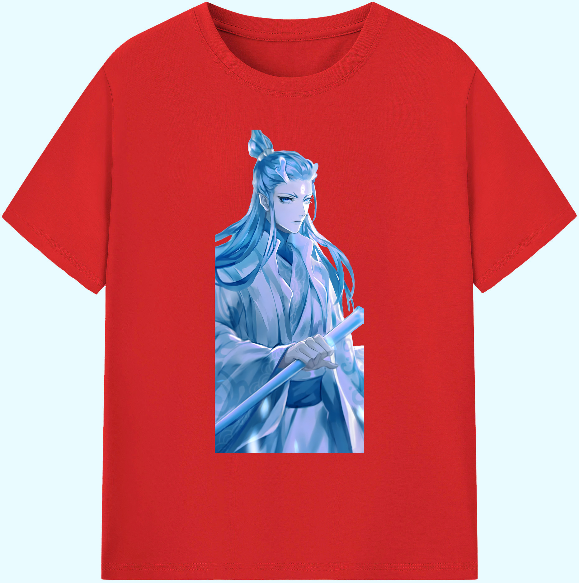 （画像用） Ne Zha 2 ナタ 魔童の大暴れ 綿100％ メンズ半袖Tシャツ｜肌触りやわらか＆通気性