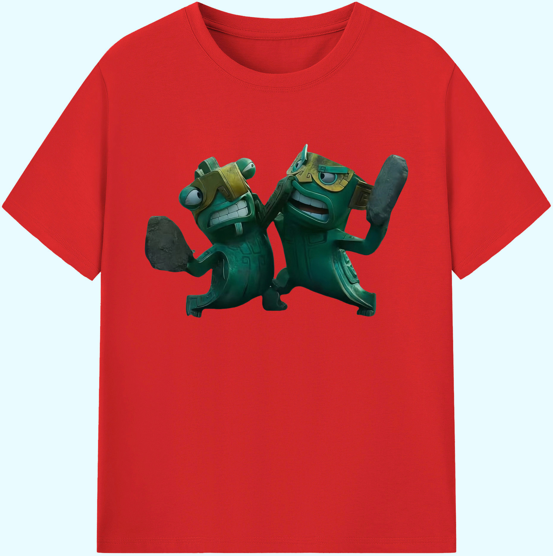 （画像用） Ne Zha 2 ナタ 魔童の大暴れ 綿100％ メンズ半袖Tシャツ｜肌触りやわらか＆通気性