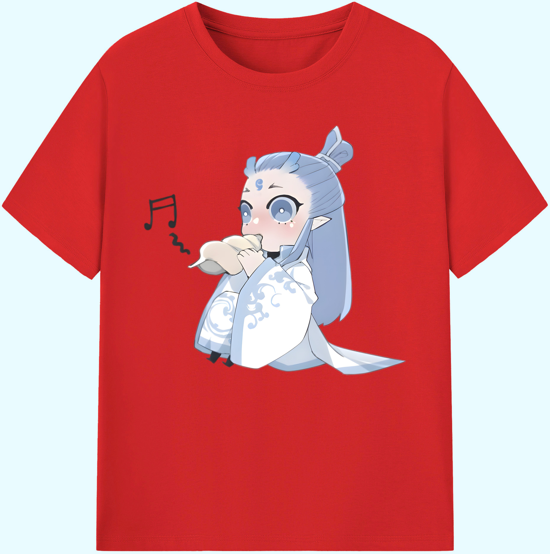 （画像用） Ne Zha 2 ナタ 魔童の大暴れ 綿100％ メンズ半袖Tシャツ｜肌触りやわらか＆通気性