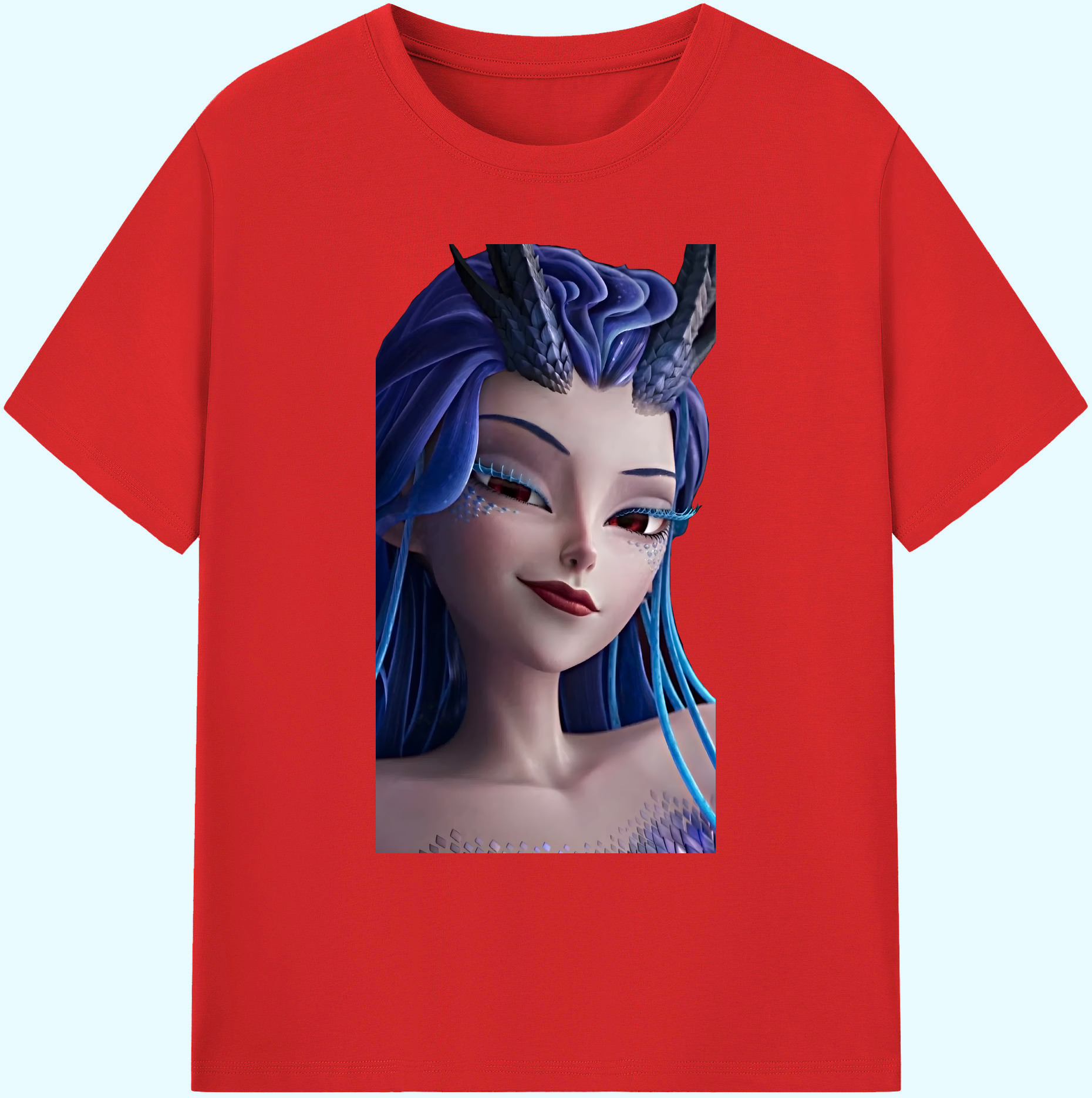 （画像用） Ne Zha 2 ナタ 魔童の大暴れ 綿100％ メンズ半袖Tシャツ｜肌触りやわらか＆通気性