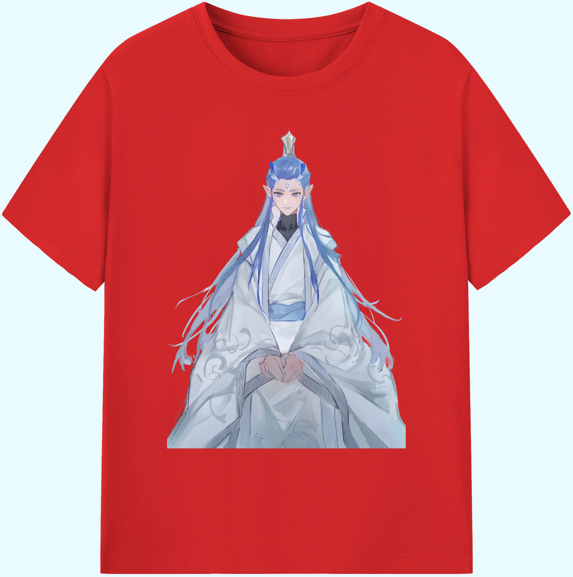（画像用） Ne Zha 2 ナタ 魔童の大暴れ 綿100％ メンズ半袖Tシャツ｜肌触りやわらか＆通気性