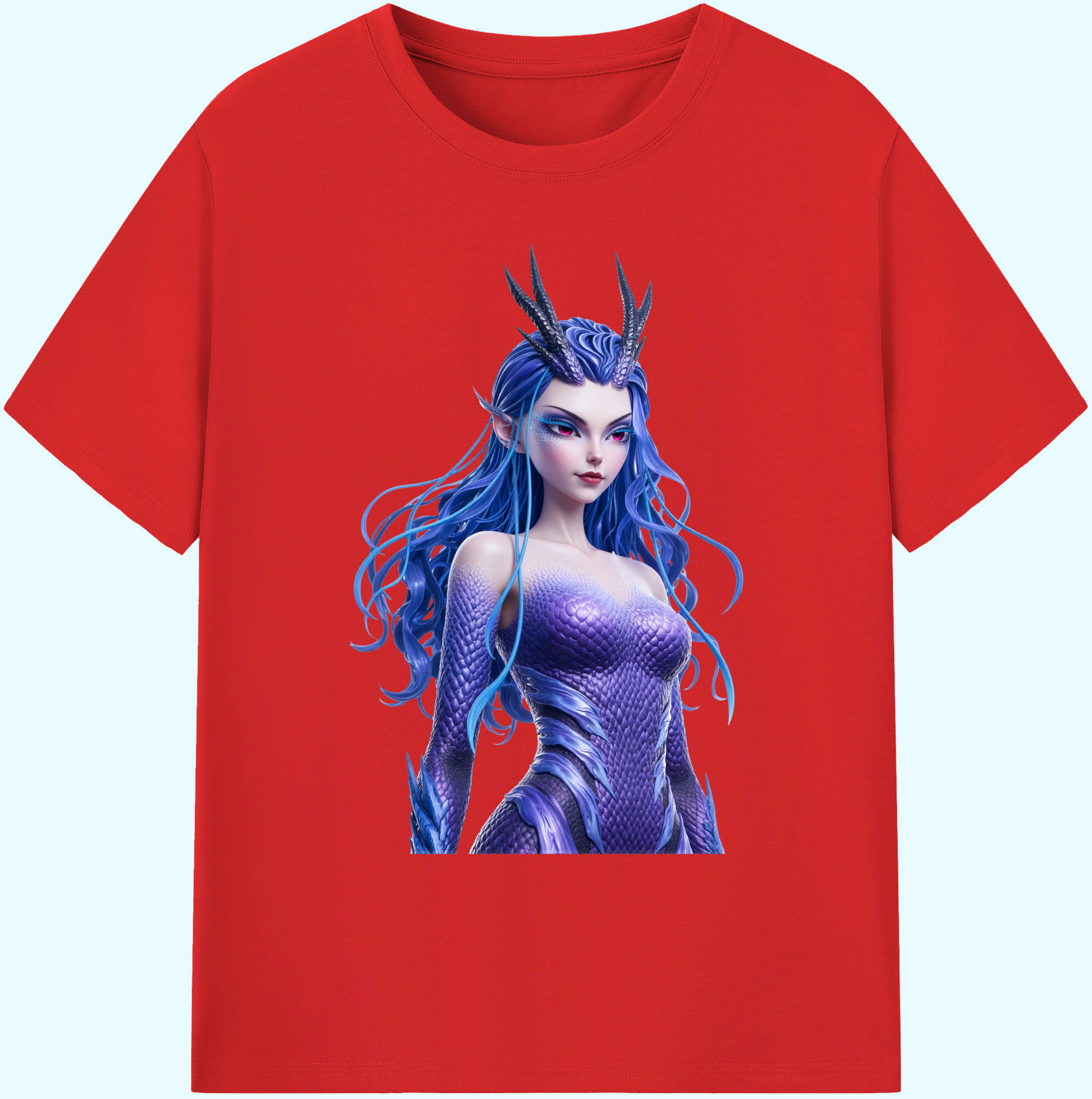 （画像用） Ne Zha 2 ナタ 魔童の大暴れ 綿100％ メンズ半袖Tシャツ｜肌触りやわらか＆通気性