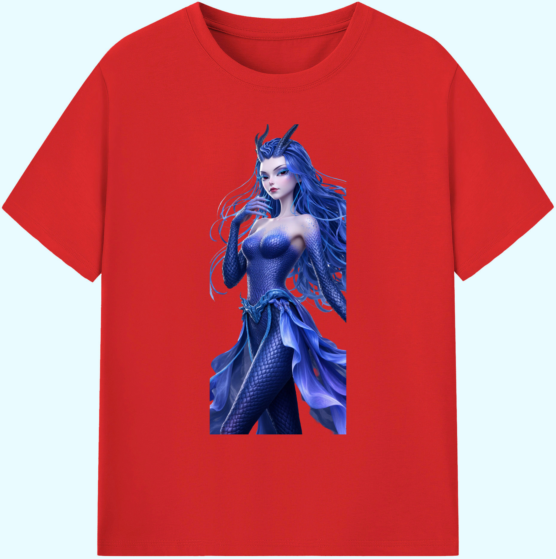 （画像用） Ne Zha 2 ナタ 魔童の大暴れ 綿100％ メンズ半袖Tシャツ｜肌触りやわらか＆通気性