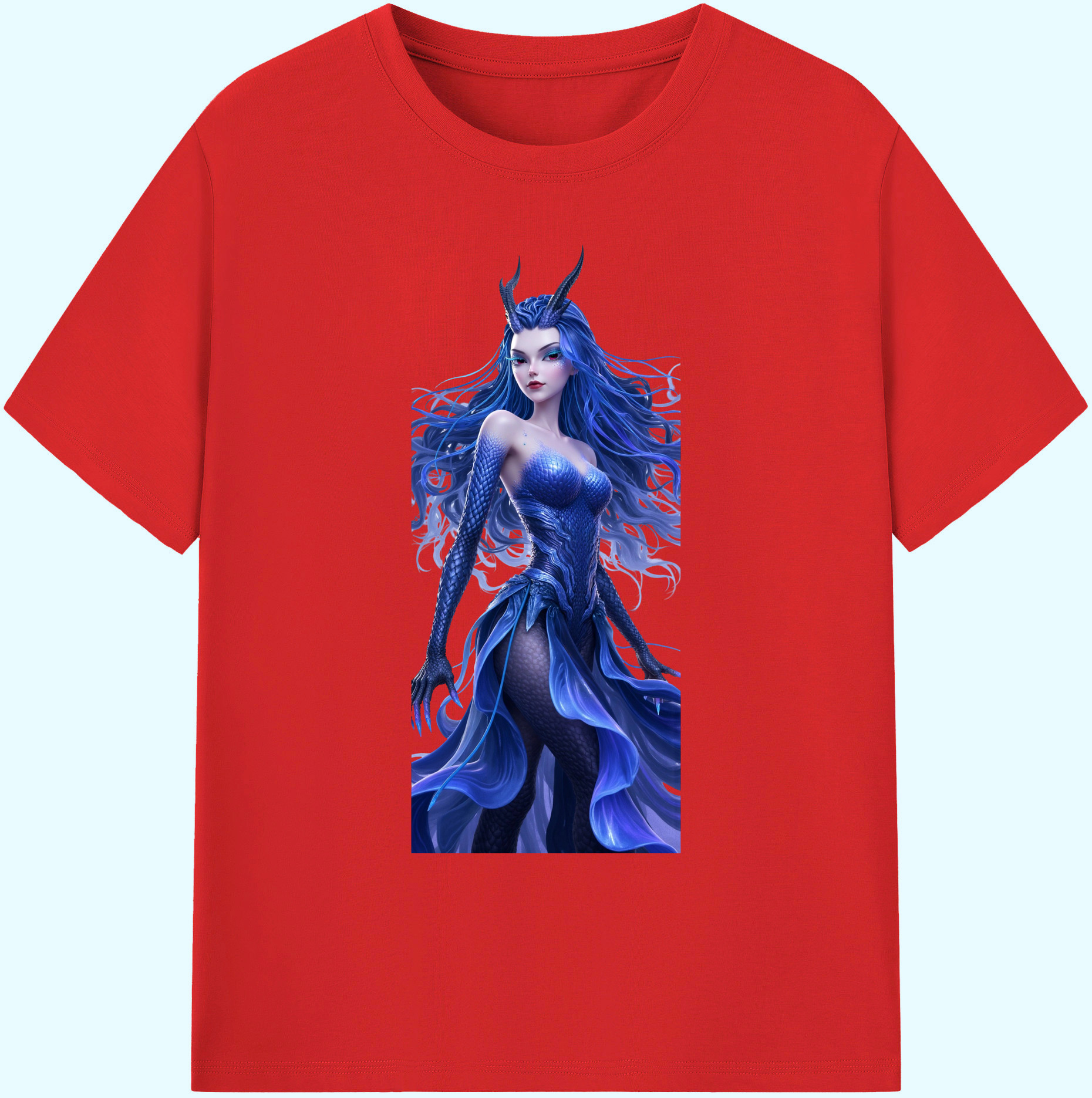 （画像用） Ne Zha 2 ナタ 魔童の大暴れ 綿100％ メンズ半袖Tシャツ｜肌触りやわらか＆通気性