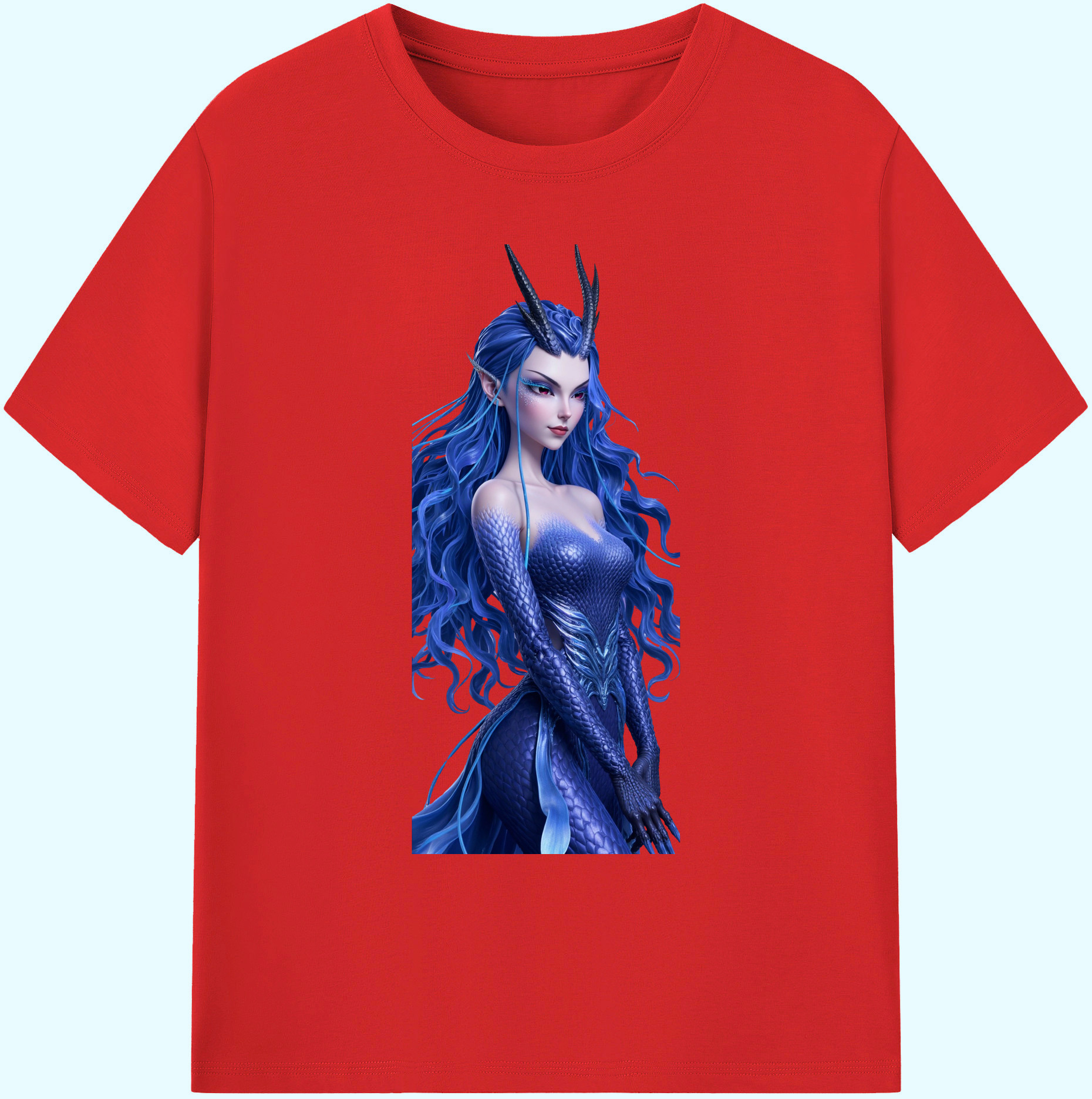 （画像用） Ne Zha 2 ナタ 魔童の大暴れ 綿100％ メンズ半袖Tシャツ｜肌触りやわらか＆通気性