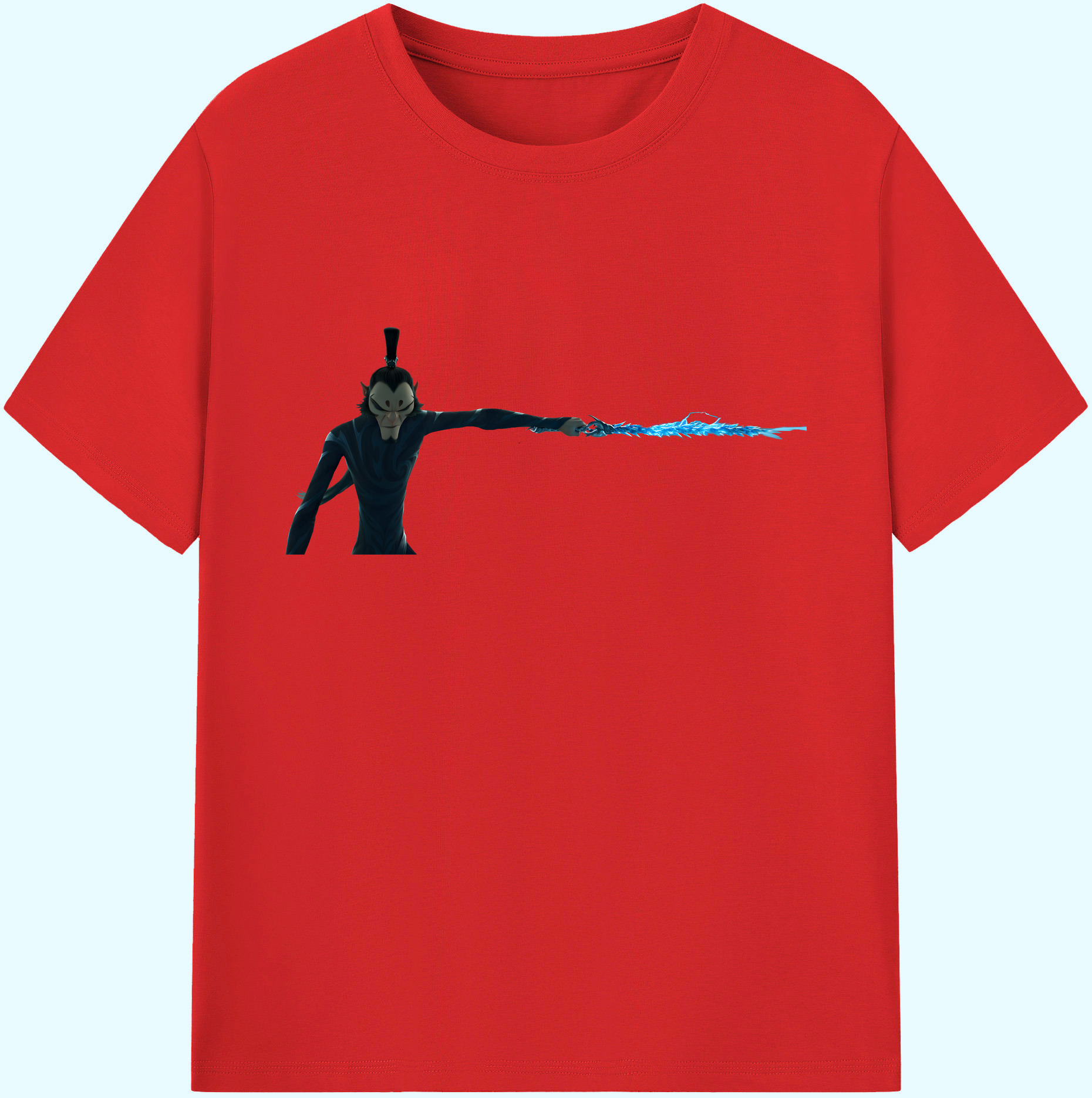 （画像用） Ne Zha 2 ナタ 魔童の大暴れ 綿100％ メンズ半袖Tシャツ｜肌触りやわらか＆通気性