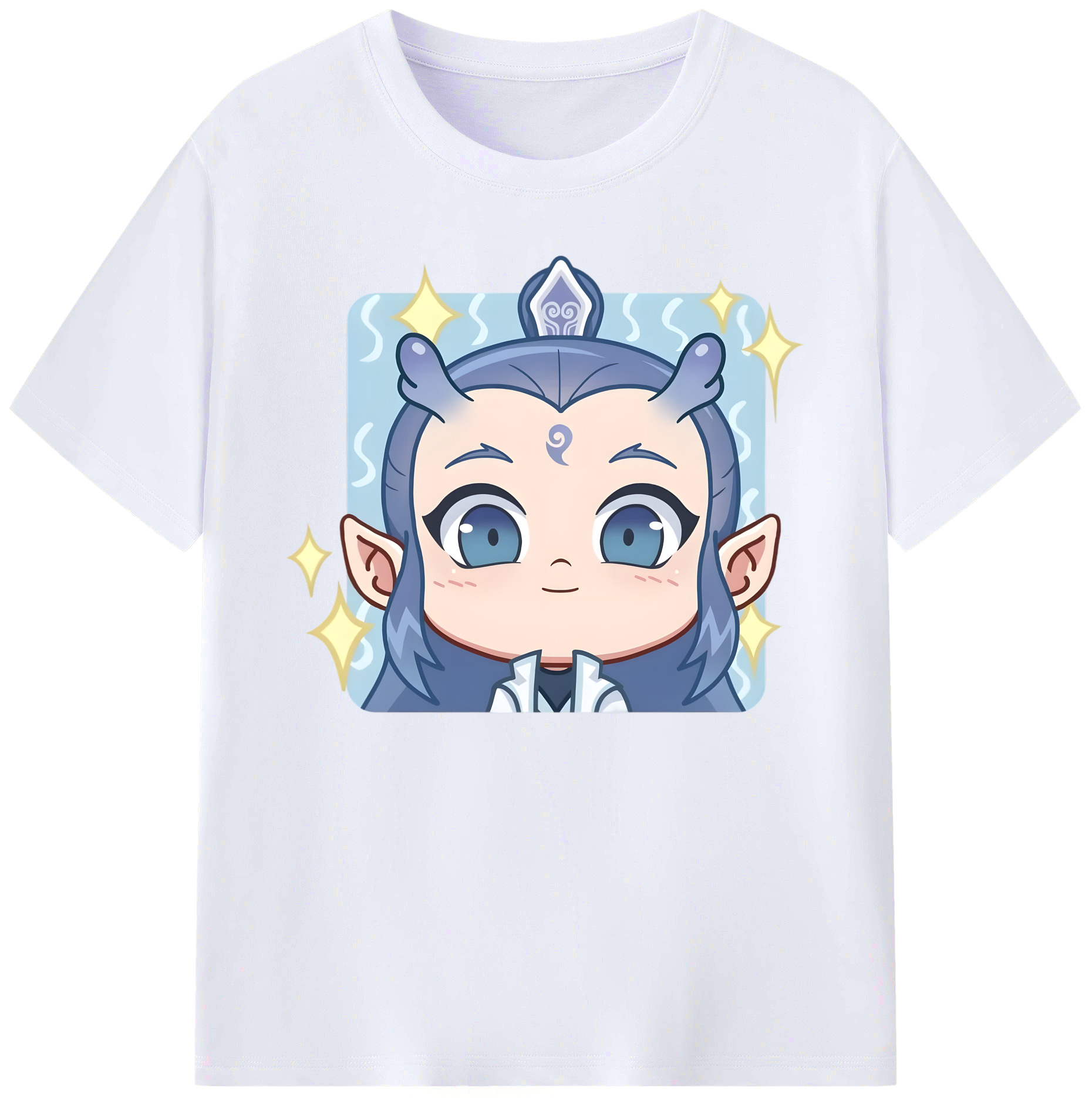 （画像用） Ne Zha 2 ナタ 魔童の大暴れ 綿100％ メンズ半袖Tシャツ｜肌触りやわらか＆通気性