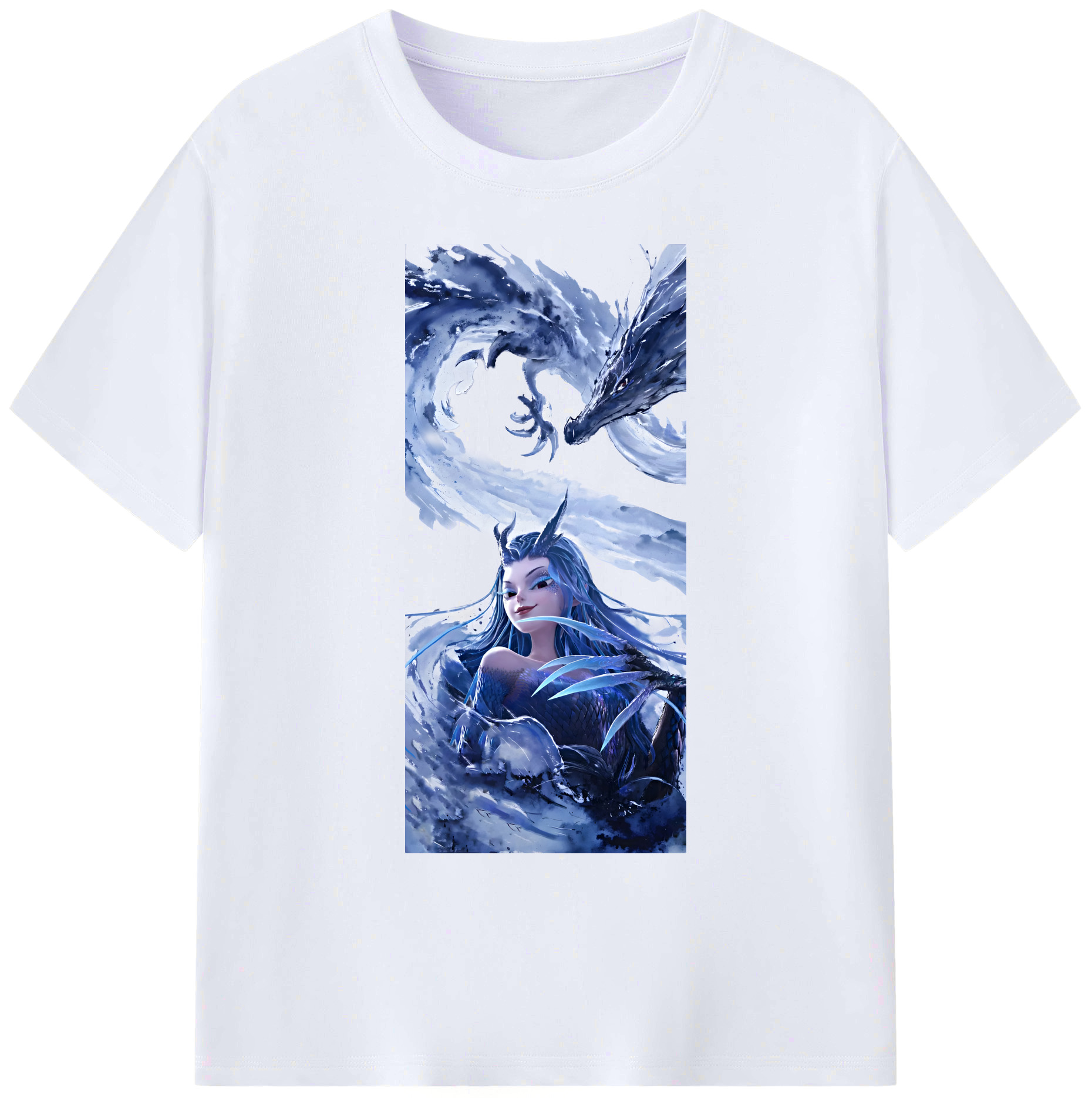（画像用） Ne Zha 2 ナタ 魔童の大暴れ 綿100％ メンズ半袖Tシャツ｜肌触りやわらか＆通気性