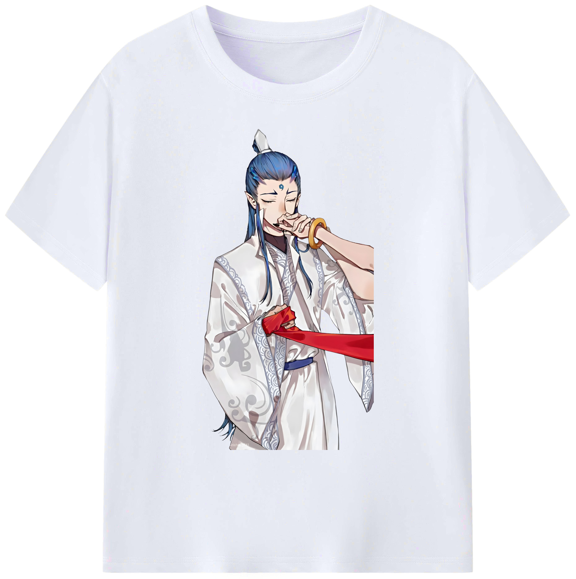 （画像用） Ne Zha 2 ナタ 魔童の大暴れ 綿100％ メンズ半袖Tシャツ｜肌触りやわらか＆通気性