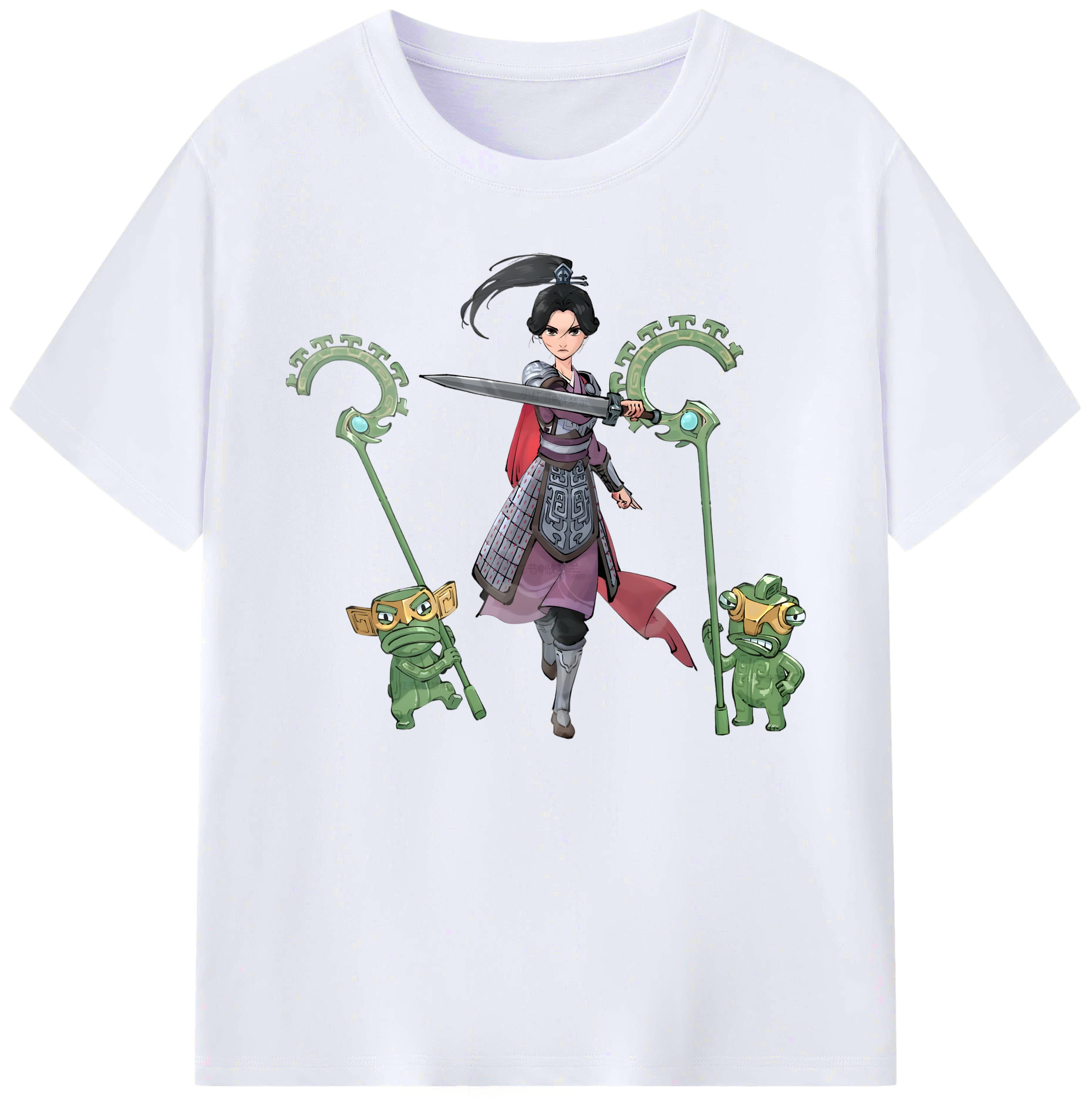 （画像用） Ne Zha 2 ナタ 魔童の大暴れ 綿100％ メンズ半袖Tシャツ｜肌触りやわらか＆通気性