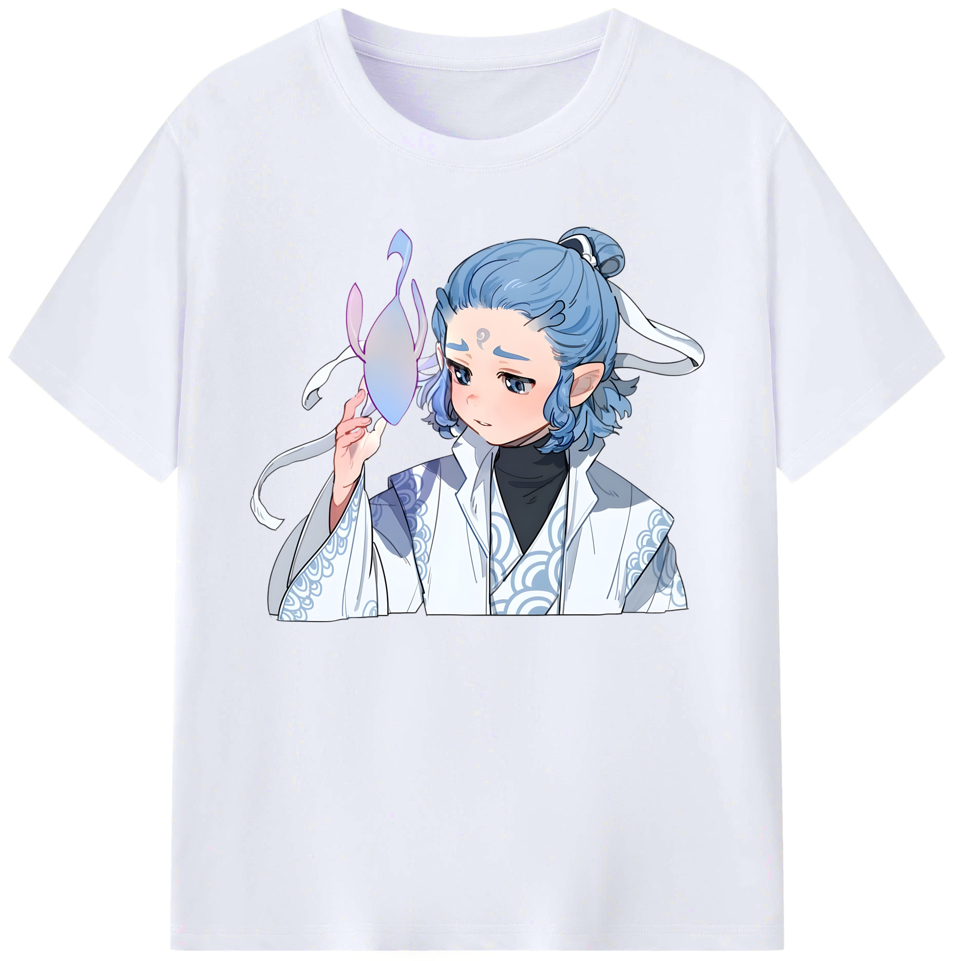 （画像用） Ne Zha 2 ナタ 魔童の大暴れ 綿100％ メンズ半袖Tシャツ｜肌触りやわらか＆通気性