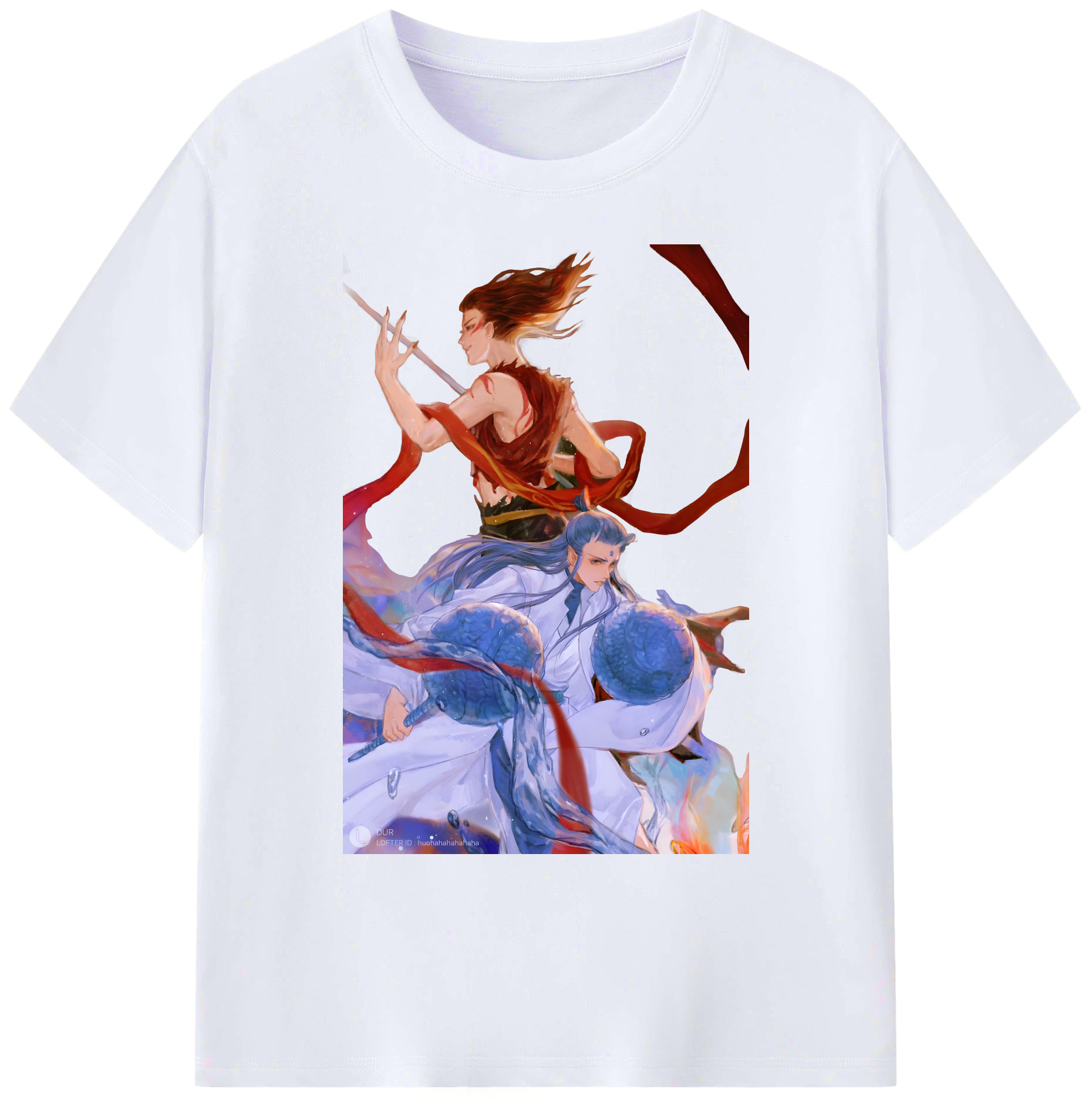（画像用） Ne Zha 2 ナタ 魔童の大暴れ 綿100％ メンズ半袖Tシャツ｜肌触りやわらか＆通気性
