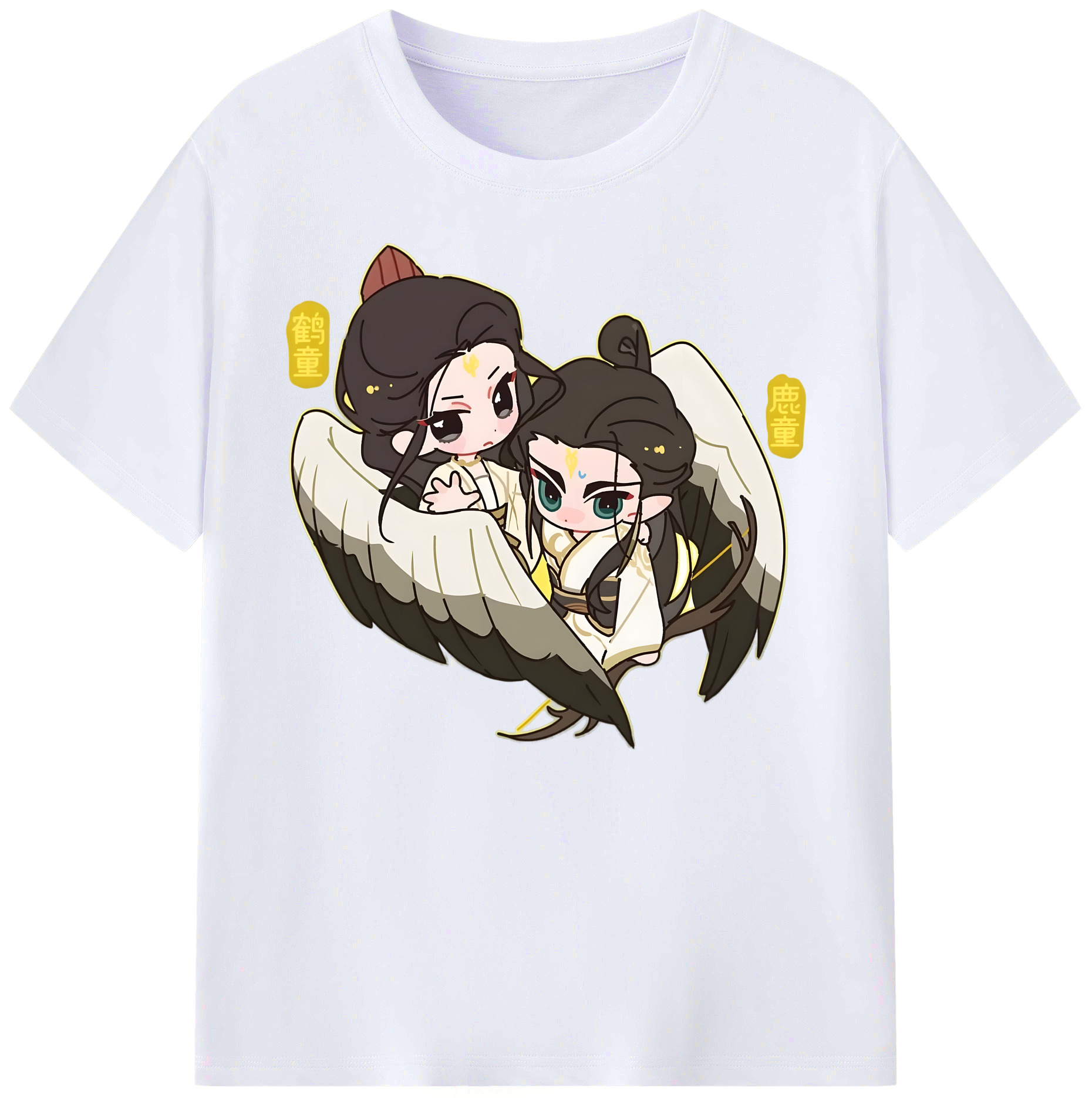 （画像用） Ne Zha 2 ナタ 魔童の大暴れ 綿100％ メンズ半袖Tシャツ｜肌触りやわらか＆通気性
