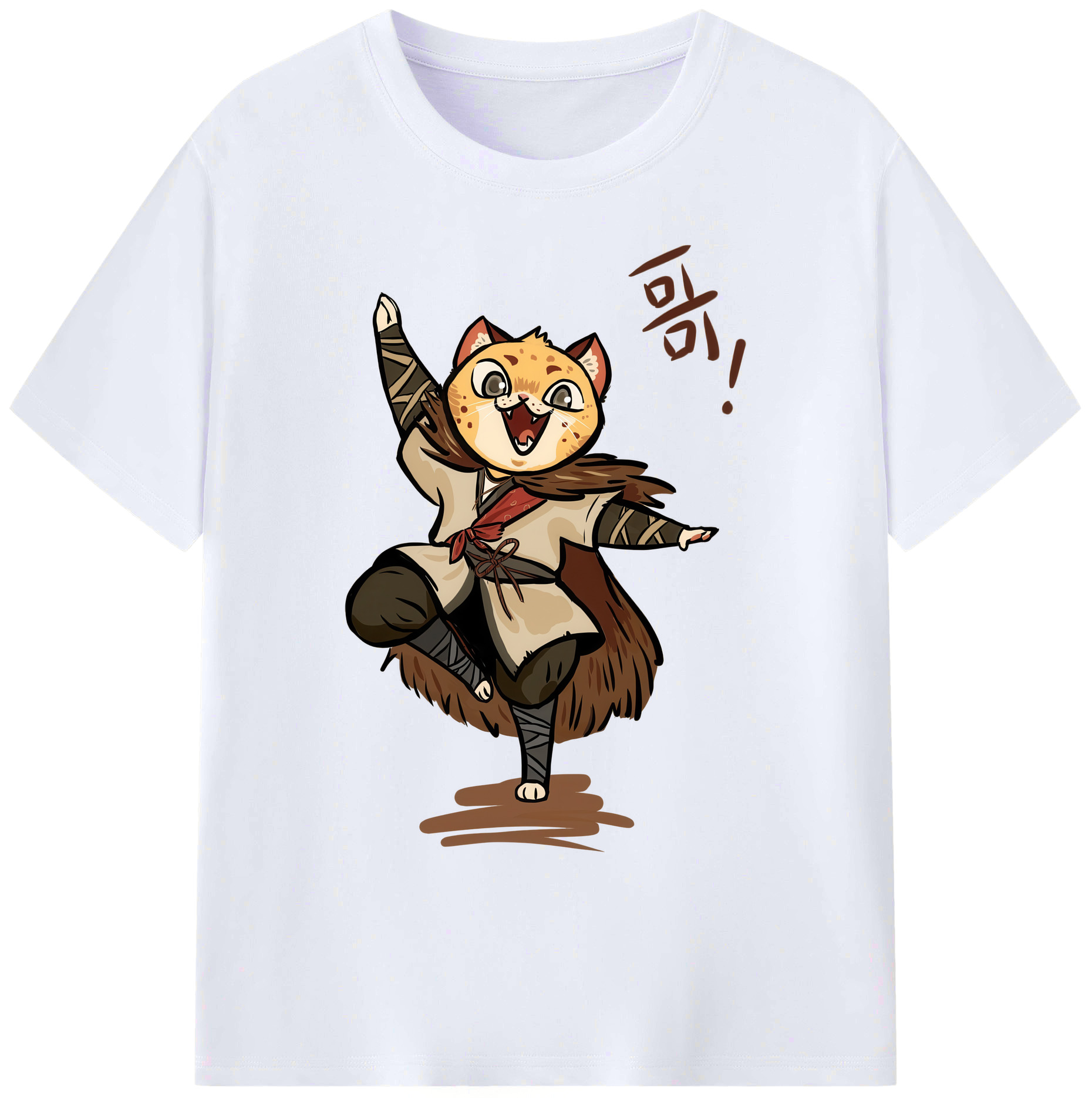 （画像用） Ne Zha 2 ナタ 魔童の大暴れ 綿100％ メンズ半袖Tシャツ｜肌触りやわらか＆通気性