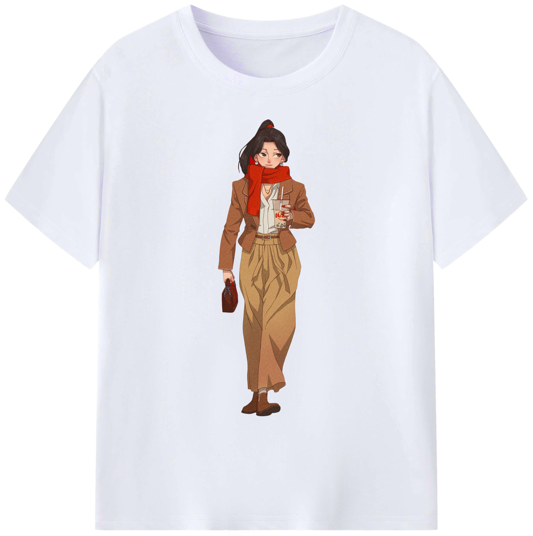（画像用） Ne Zha 2 ナタ 魔童の大暴れ 綿100％ メンズ半袖Tシャツ｜肌触りやわらか＆通気性