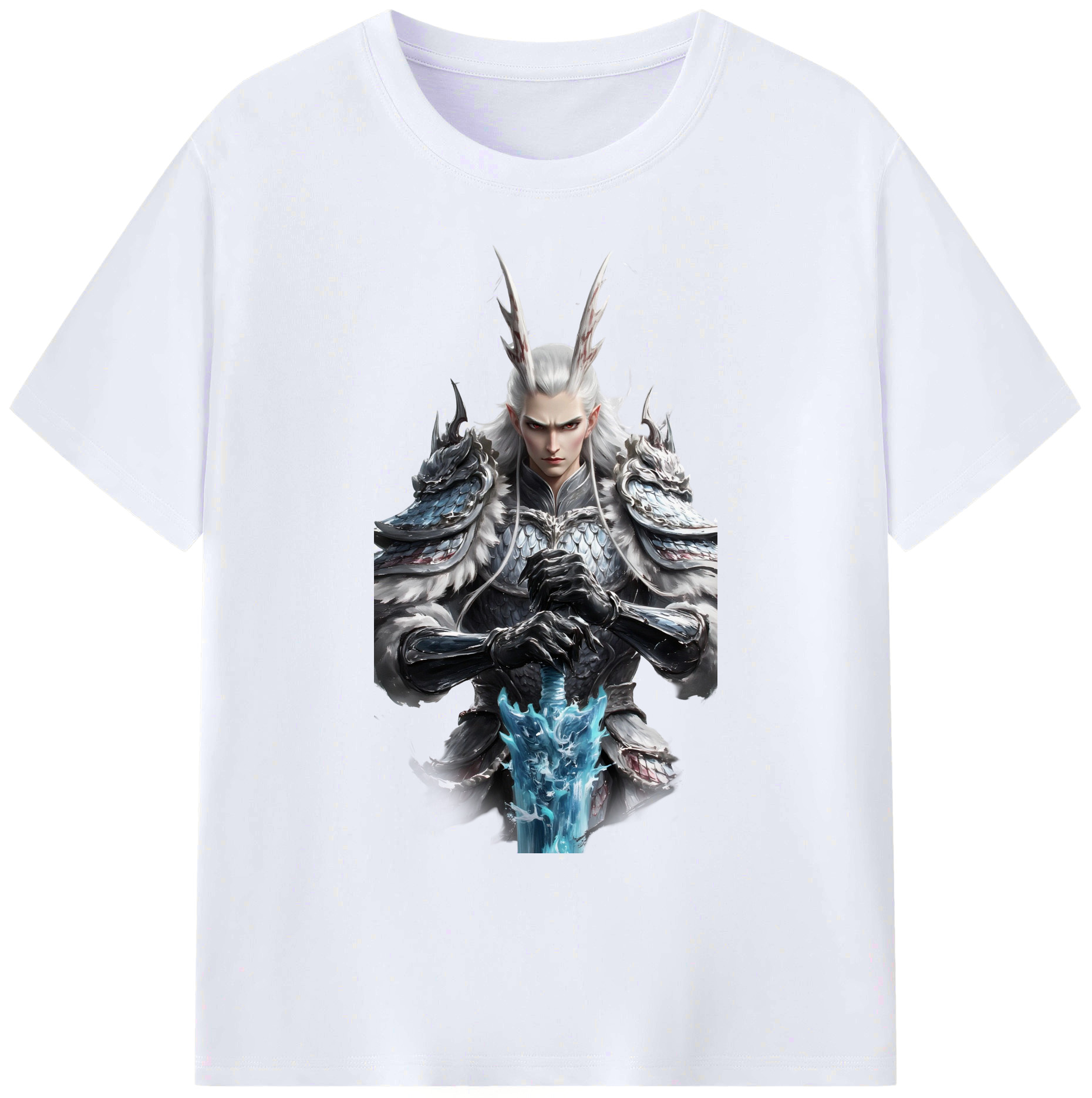 （画像用） Ne Zha 2 ナタ 魔童の大暴れ 綿100％ メンズ半袖Tシャツ｜肌触りやわらか＆通気性
