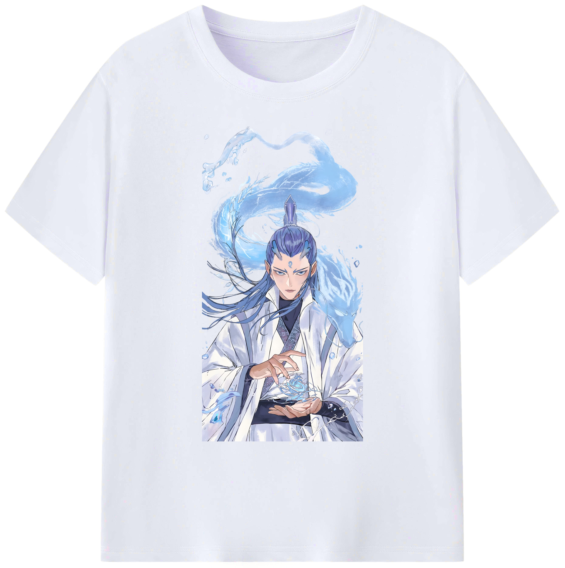 （画像用） Ne Zha 2 ナタ 魔童の大暴れ 綿100％ メンズ半袖Tシャツ｜肌触りやわらか＆通気性