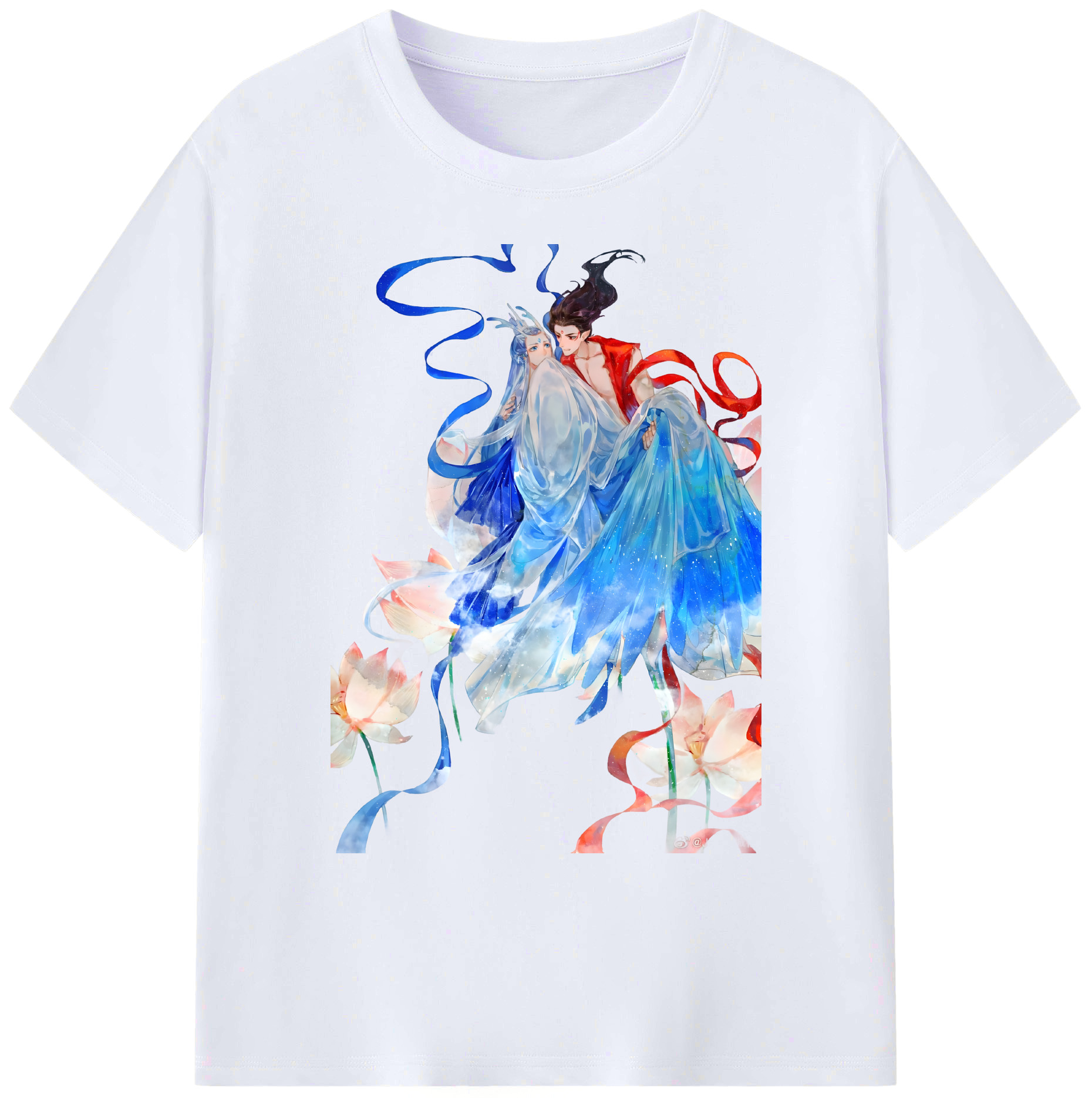 （画像用） Ne Zha 2 ナタ 魔童の大暴れ 綿100％ メンズ半袖Tシャツ｜肌触りやわらか＆通気性