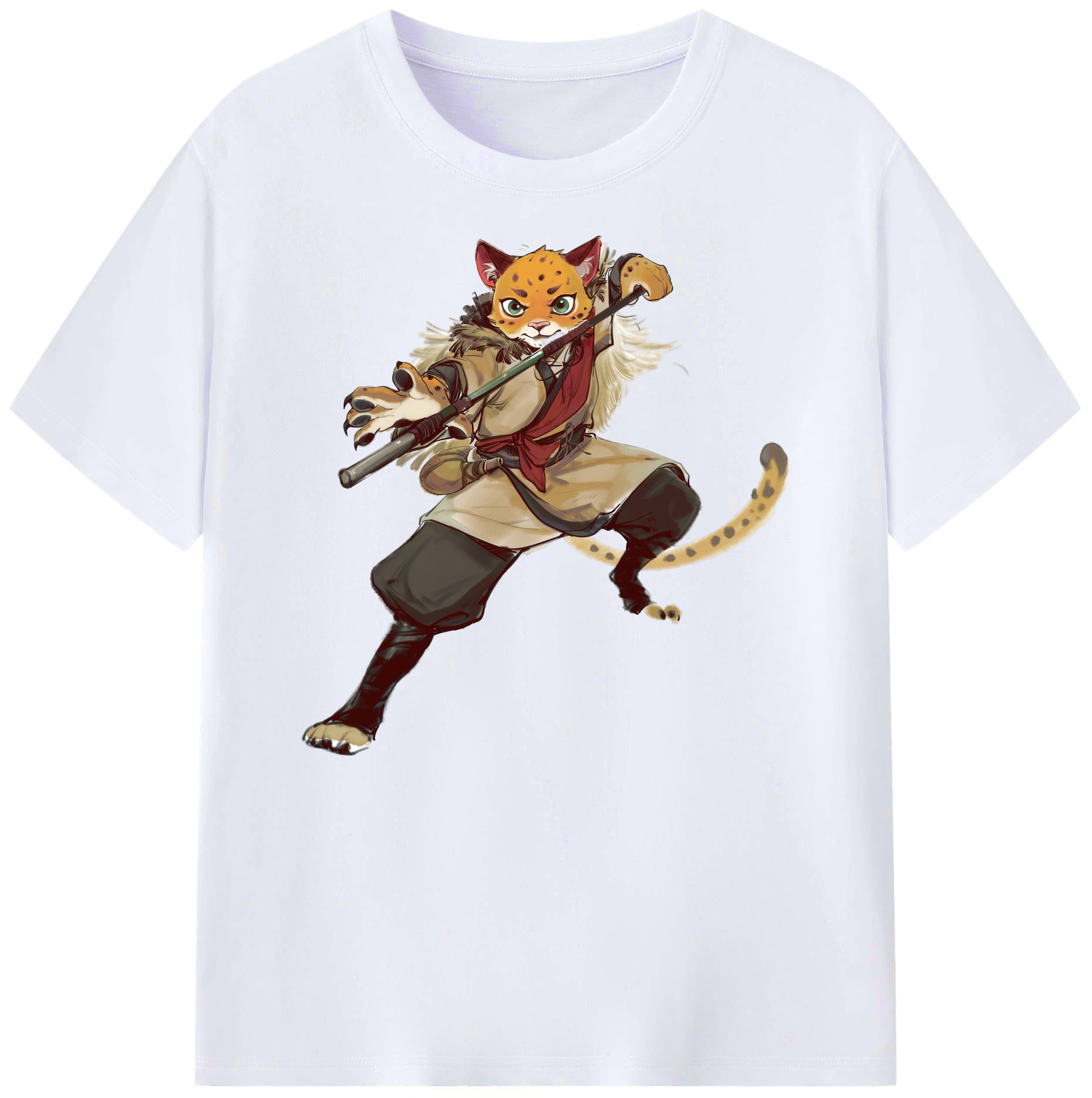 （画像用） Ne Zha 2 ナタ 魔童の大暴れ 綿100％ メンズ半袖Tシャツ｜肌触りやわらか＆通気性