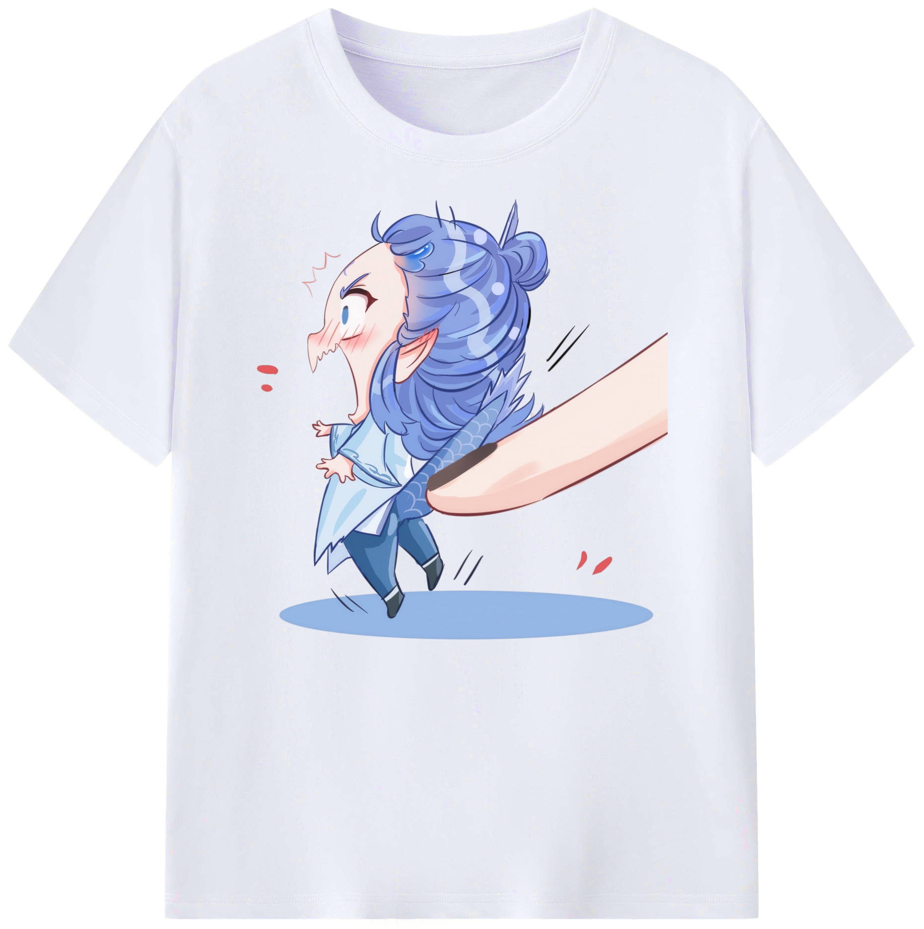 （画像用） Ne Zha 2 ナタ 魔童の大暴れ 綿100％ メンズ半袖Tシャツ｜肌触りやわらか＆通気性