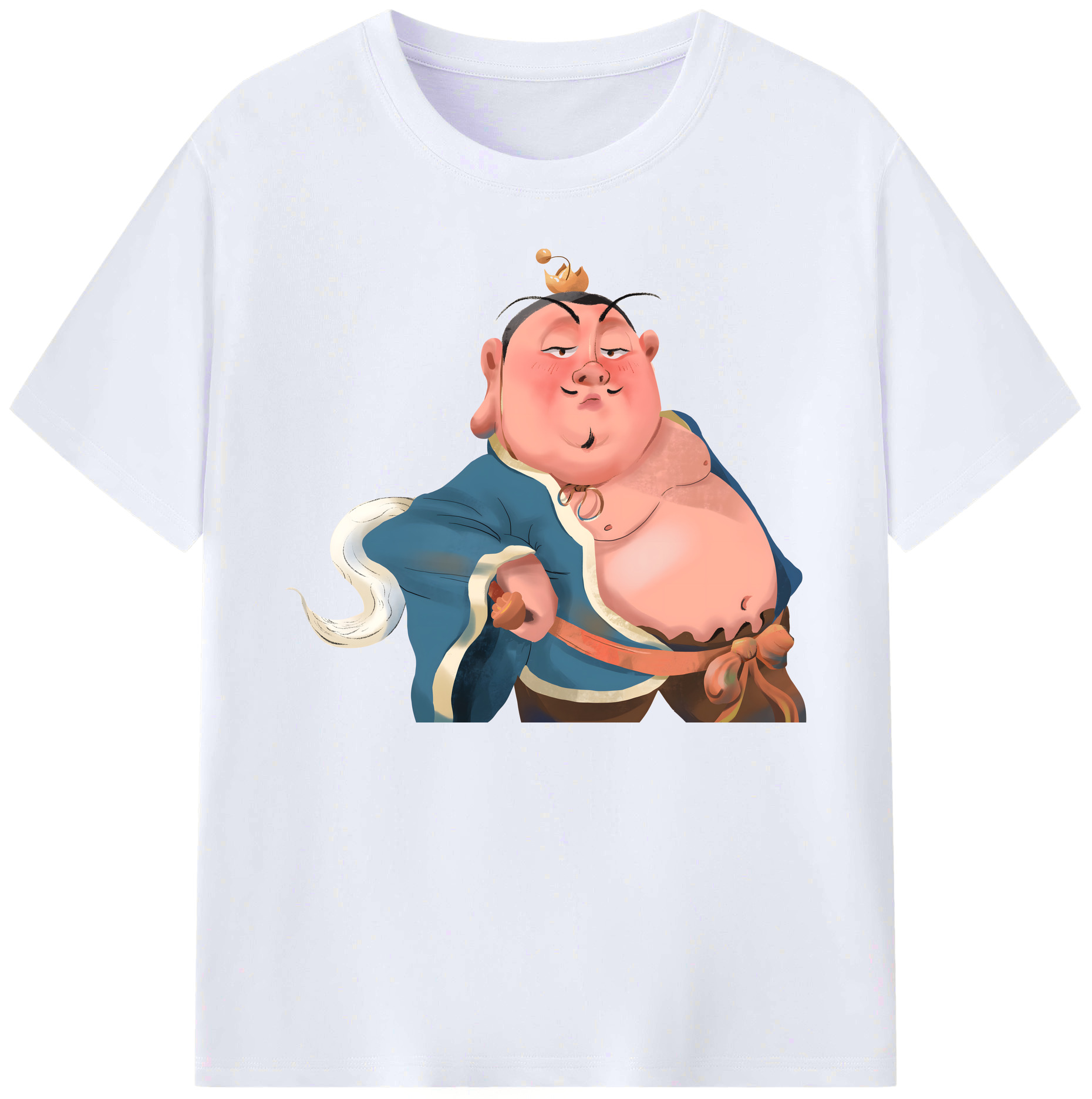 （画像用） Ne Zha 2 ナタ 魔童の大暴れ 綿100％ メンズ半袖Tシャツ｜肌触りやわらか＆通気性