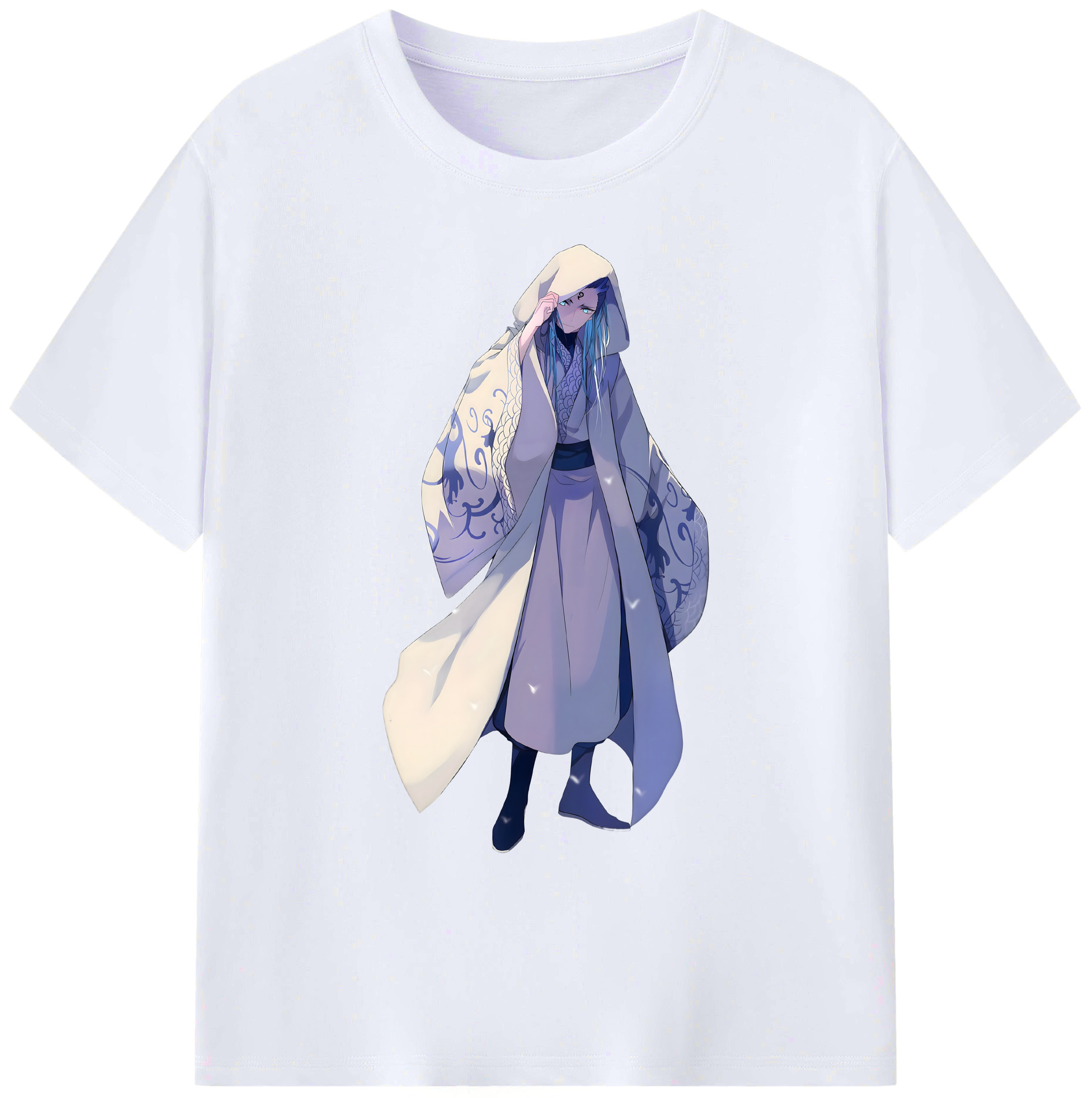 （画像用） Ne Zha 2 ナタ 魔童の大暴れ 綿100％ メンズ半袖Tシャツ｜肌触りやわらか＆通気性