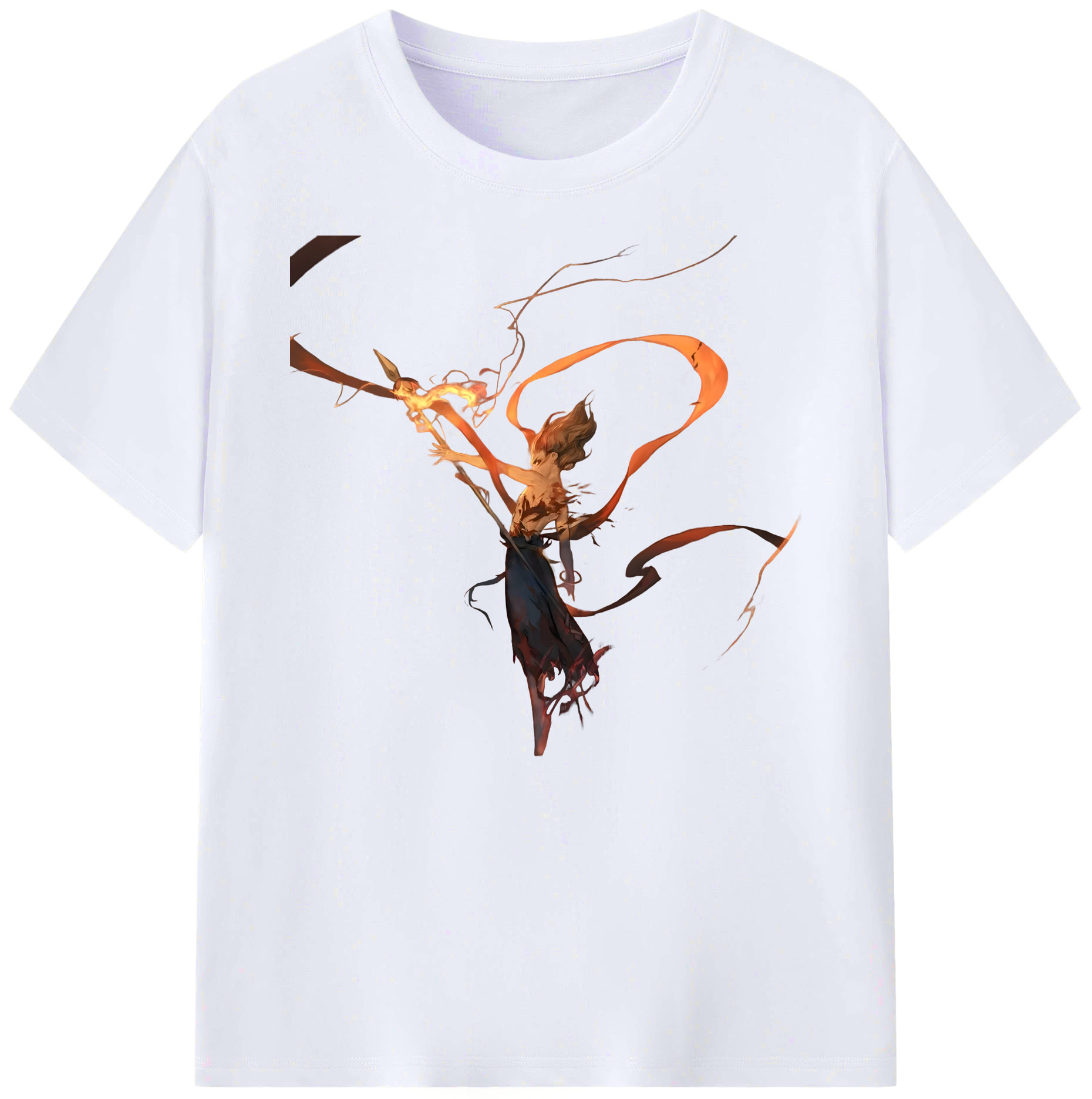 （画像用） Ne Zha 2 ナタ 魔童の大暴れ 綿100％ メンズ半袖Tシャツ｜肌触りやわらか＆通気性