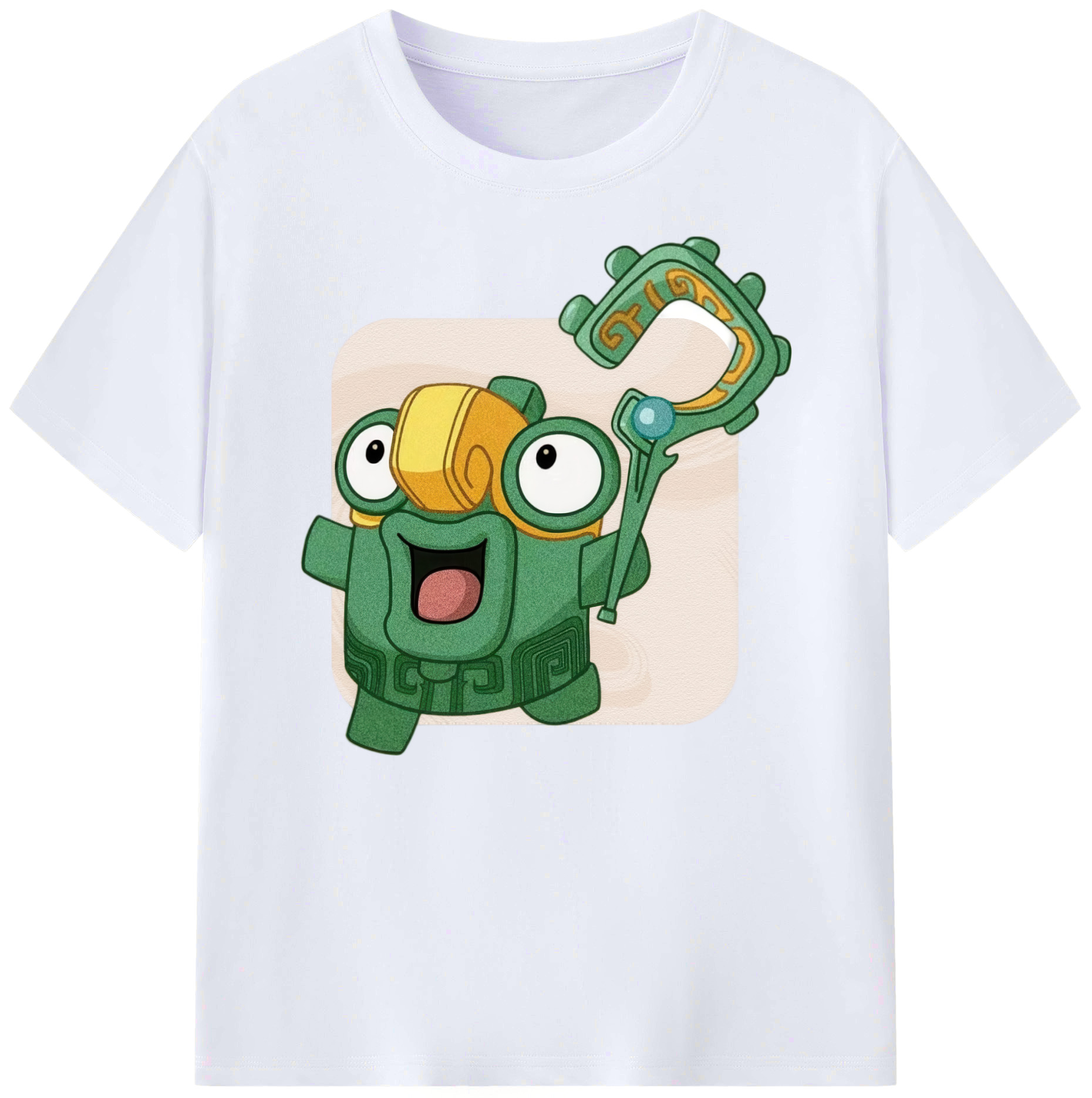 （画像用） Ne Zha 2 ナタ 魔童の大暴れ 綿100％ メンズ半袖Tシャツ｜肌触りやわらか＆通気性