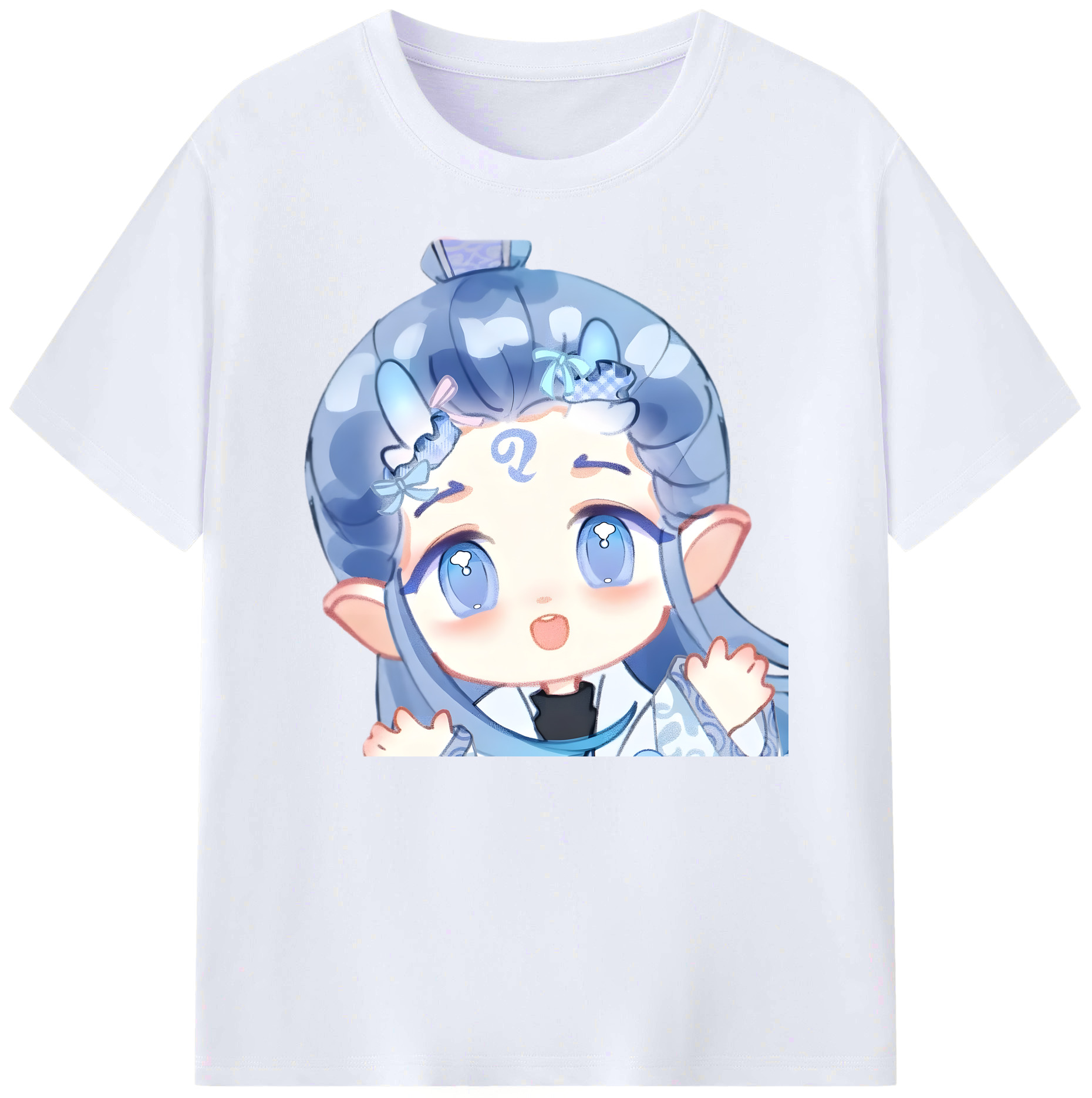 （画像用） Ne Zha 2 ナタ 魔童の大暴れ 綿100％ メンズ半袖Tシャツ｜肌触りやわらか＆通気性