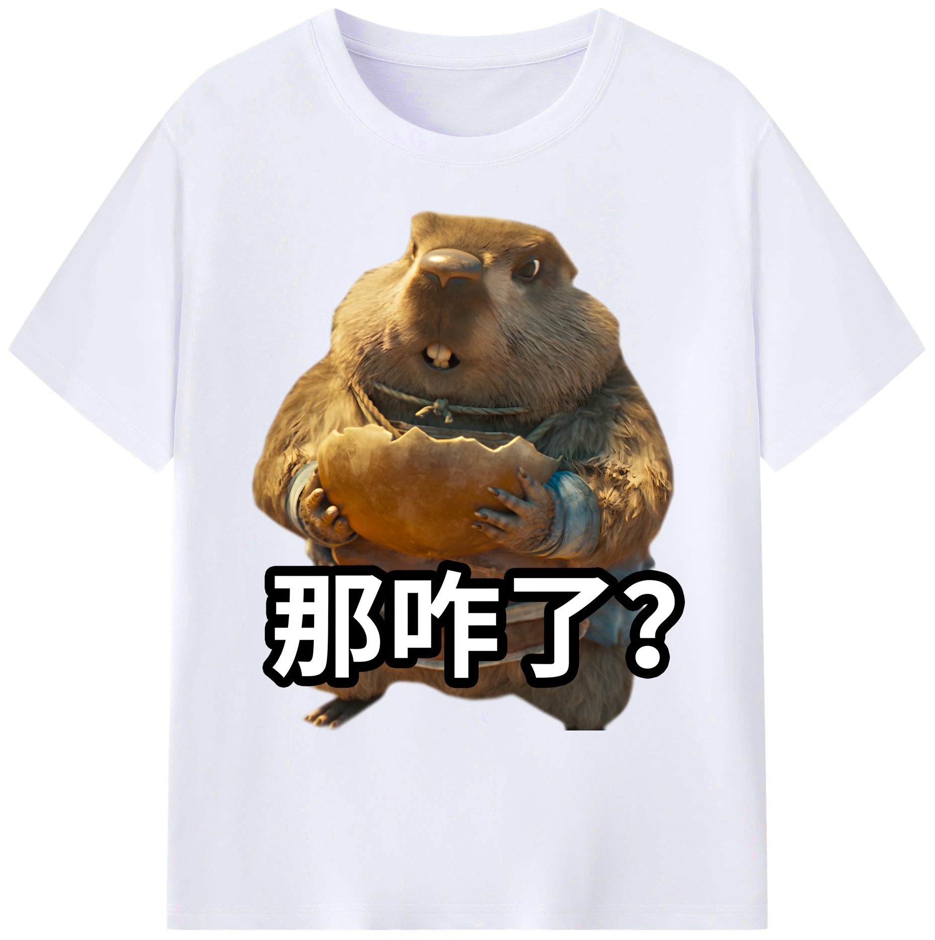 （画像用） Ne Zha 2 ナタ 魔童の大暴れ 綿100％ メンズ半袖Tシャツ｜肌触りやわらか＆通気性