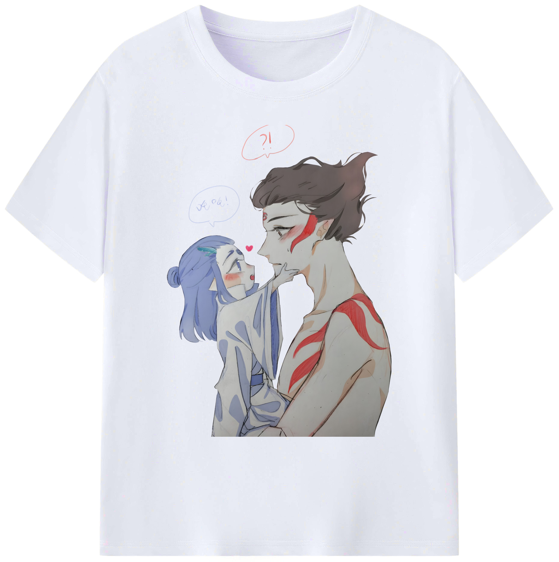 （画像用） Ne Zha 2 ナタ 魔童の大暴れ 綿100％ メンズ半袖Tシャツ｜肌触りやわらか＆通気性