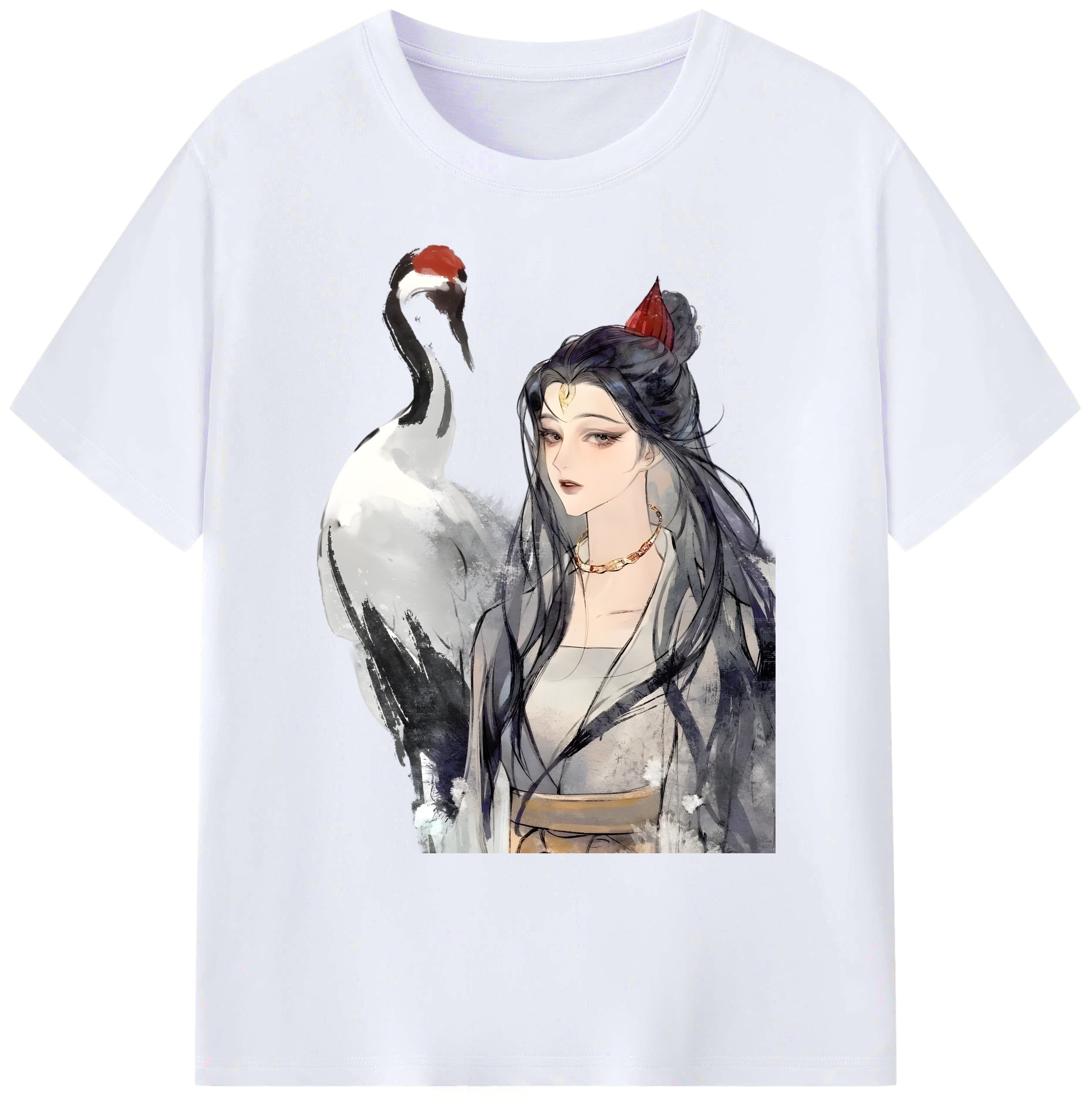 （画像用） Ne Zha 2 ナタ 魔童の大暴れ 綿100％ メンズ半袖Tシャツ｜肌触りやわらか＆通気性