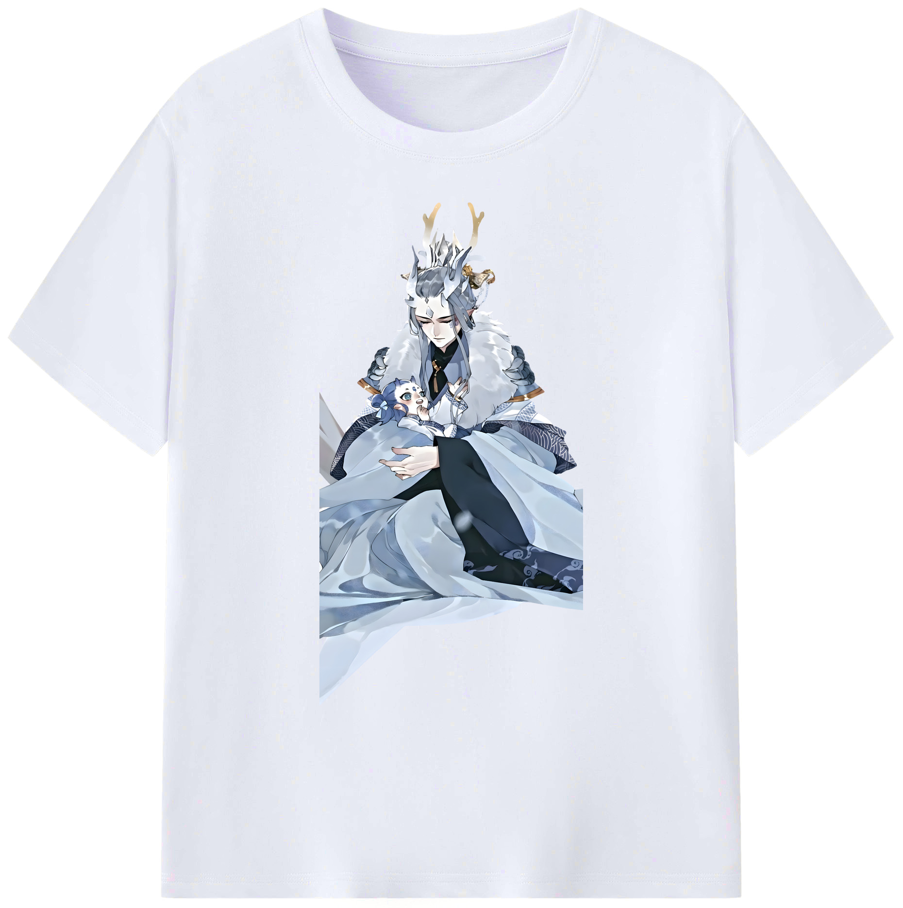 （画像用） Ne Zha 2 ナタ 魔童の大暴れ 綿100％ メンズ半袖Tシャツ｜肌触りやわらか＆通気性