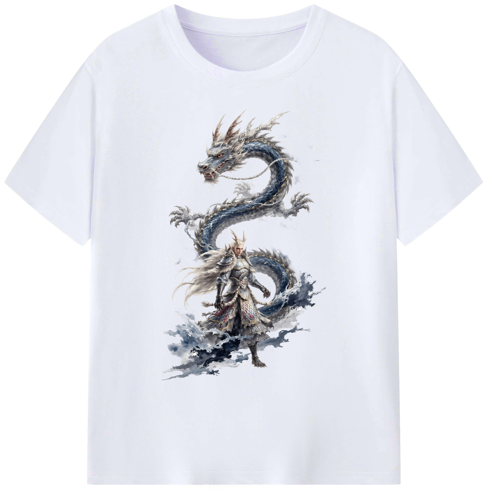 （画像用） Ne Zha 2 ナタ 魔童の大暴れ 綿100％ メンズ半袖Tシャツ｜肌触りやわらか＆通気性