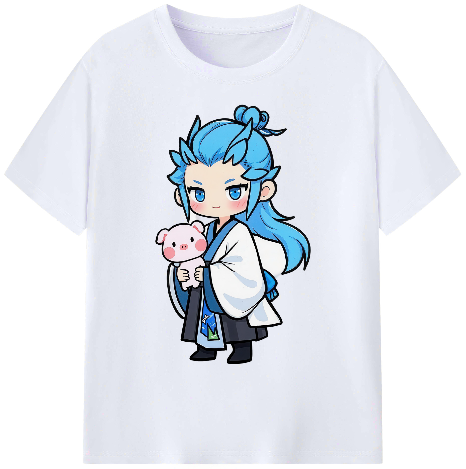 （画像用） Ne Zha 2 ナタ 魔童の大暴れ 綿100％ メンズ半袖Tシャツ｜肌触りやわらか＆通気性