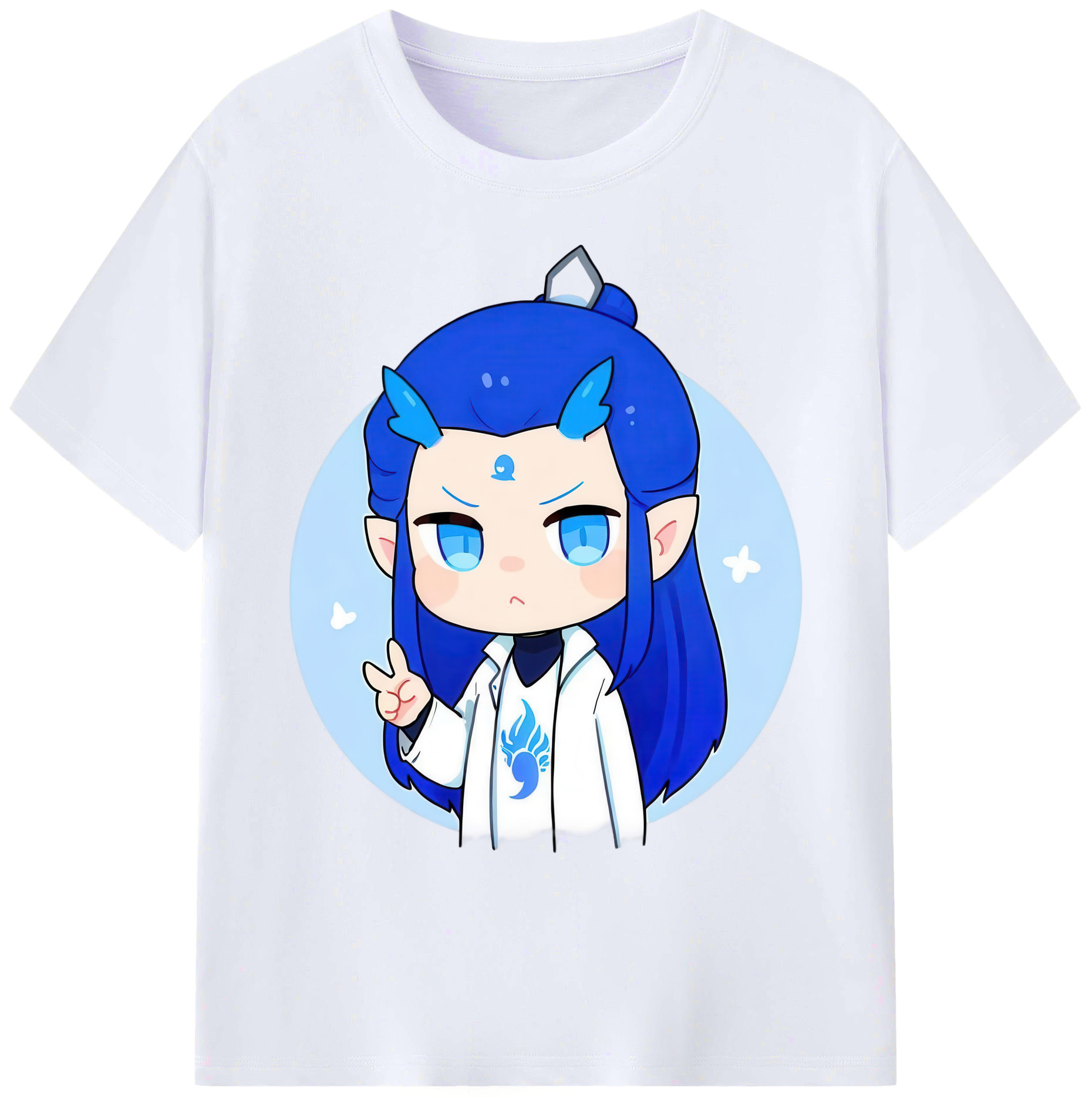 （画像用） Ne Zha 2 ナタ 魔童の大暴れ 綿100％ メンズ半袖Tシャツ｜肌触りやわらか＆通気性