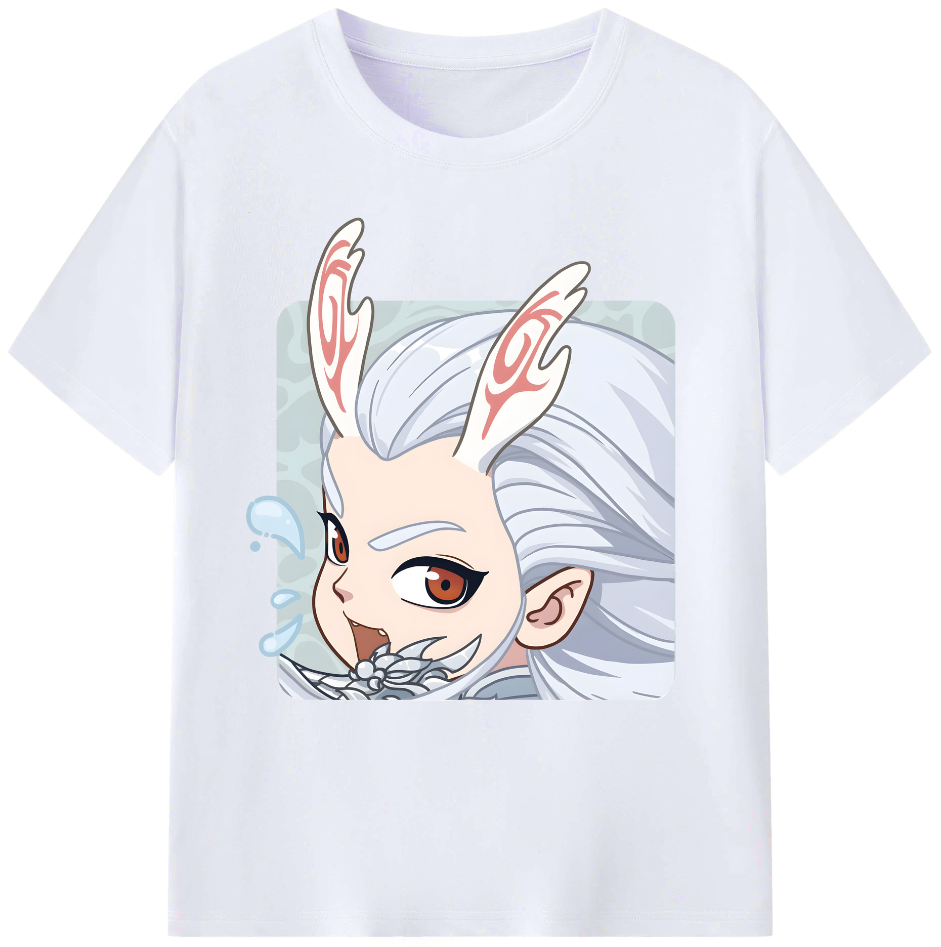 （画像用） Ne Zha 2 ナタ 魔童の大暴れ 綿100％ メンズ半袖Tシャツ｜肌触りやわらか＆通気性