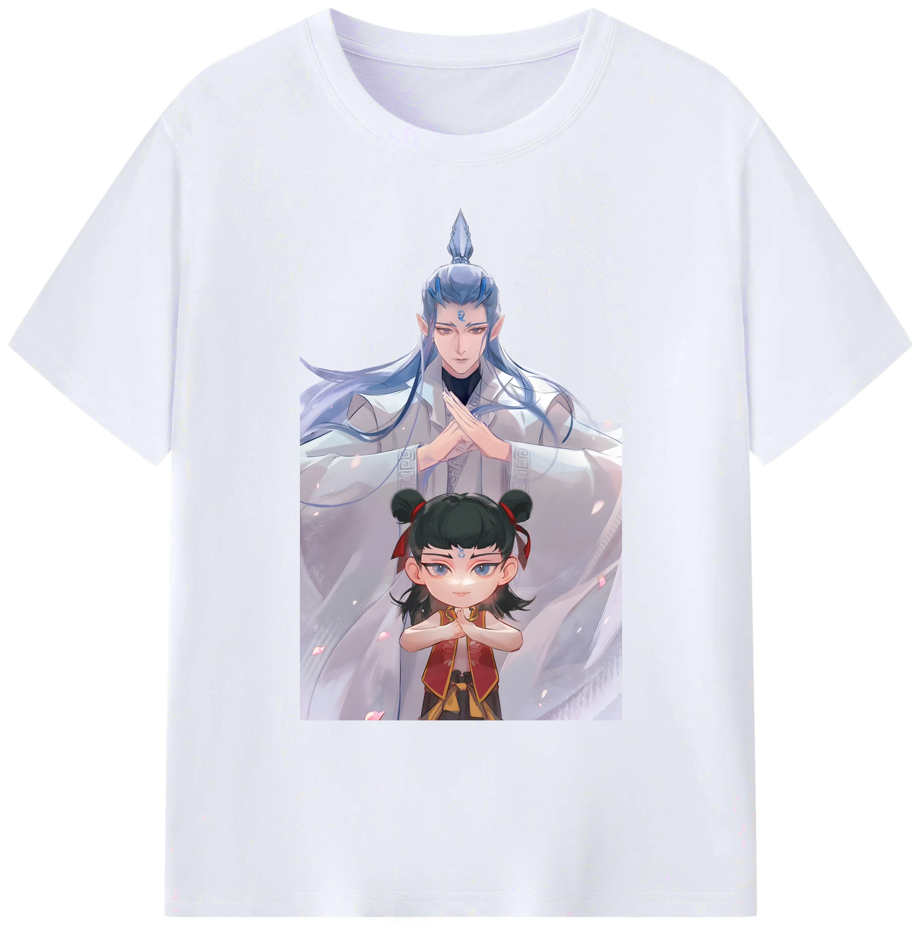 （画像用） Ne Zha 2 ナタ 魔童の大暴れ 綿100％ メンズ半袖Tシャツ｜肌触りやわらか＆通気性