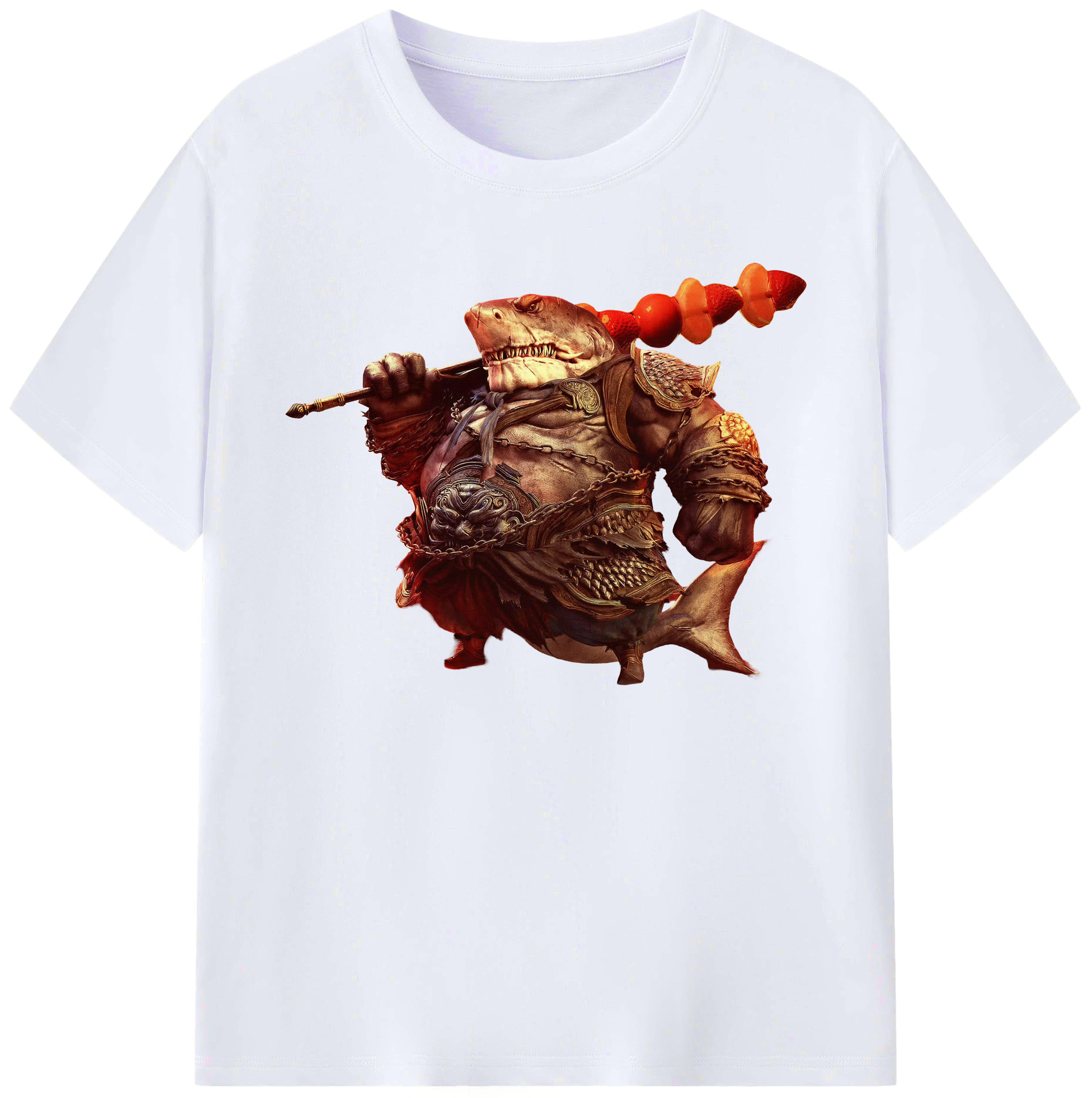 （画像用） Ne Zha 2 ナタ 魔童の大暴れ 綿100％ メンズ半袖Tシャツ｜肌触りやわらか＆通気性
