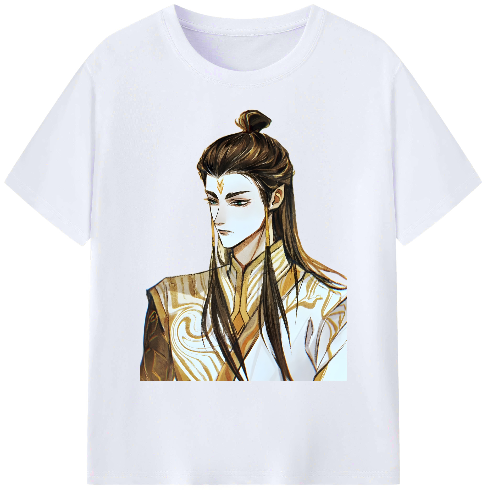 （画像用） Ne Zha 2 ナタ 魔童の大暴れ 綿100％ メンズ半袖Tシャツ｜肌触りやわらか＆通気性