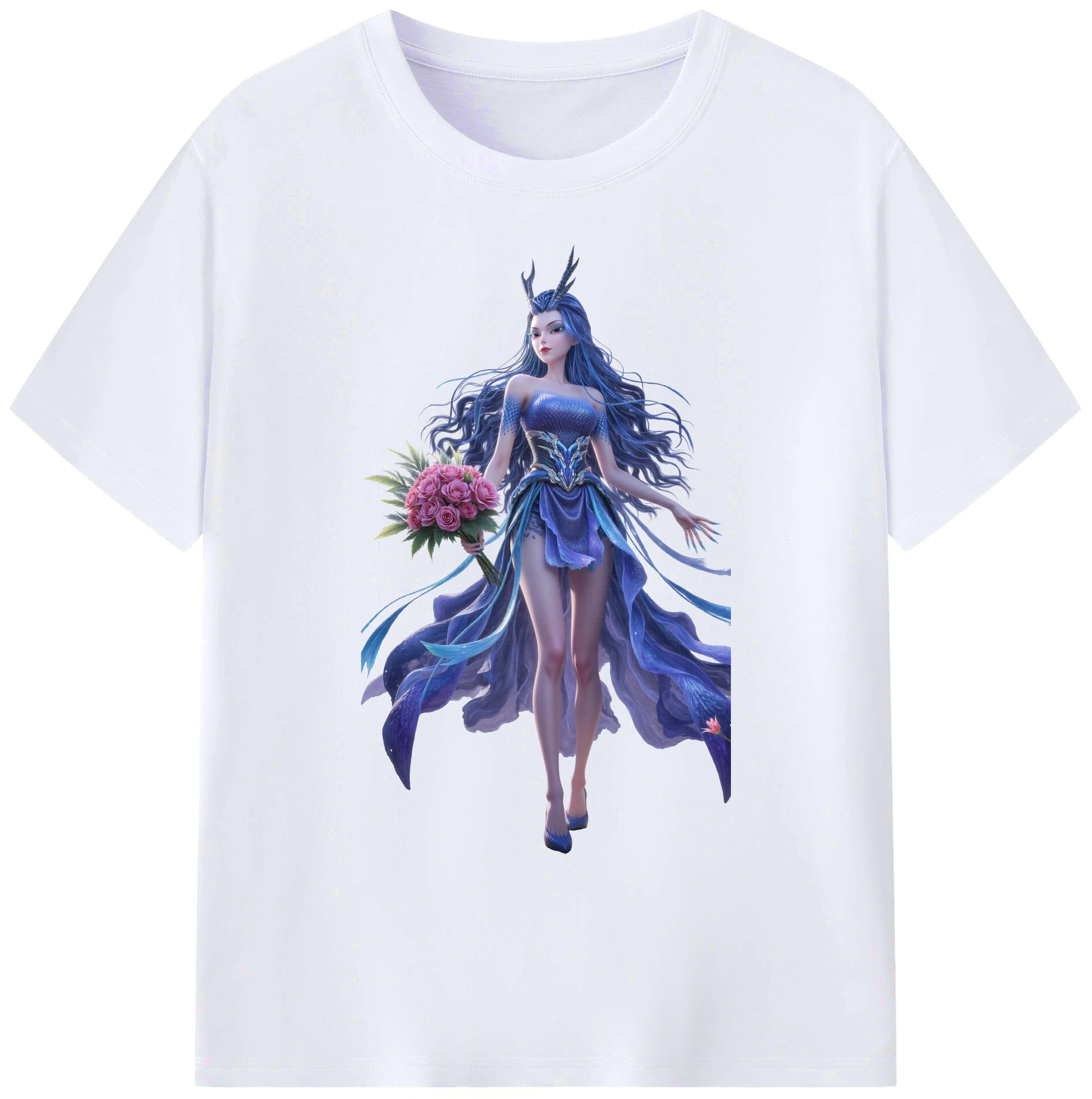（画像用） Ne Zha 2 ナタ 魔童の大暴れ 綿100％ メンズ半袖Tシャツ｜肌触りやわらか＆通気性