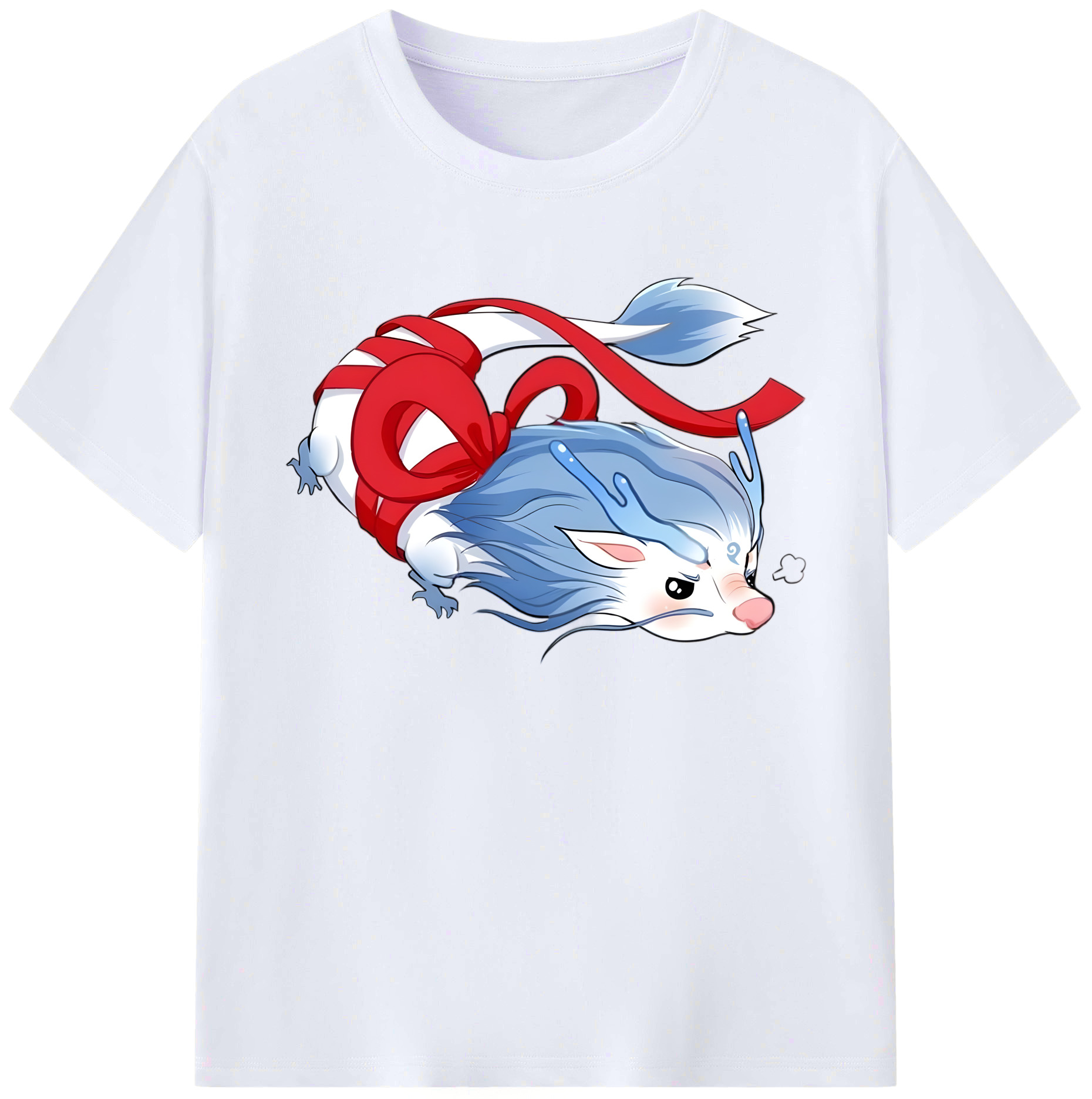 （画像用） Ne Zha 2 ナタ 魔童の大暴れ 綿100％ メンズ半袖Tシャツ｜肌触りやわらか＆通気性